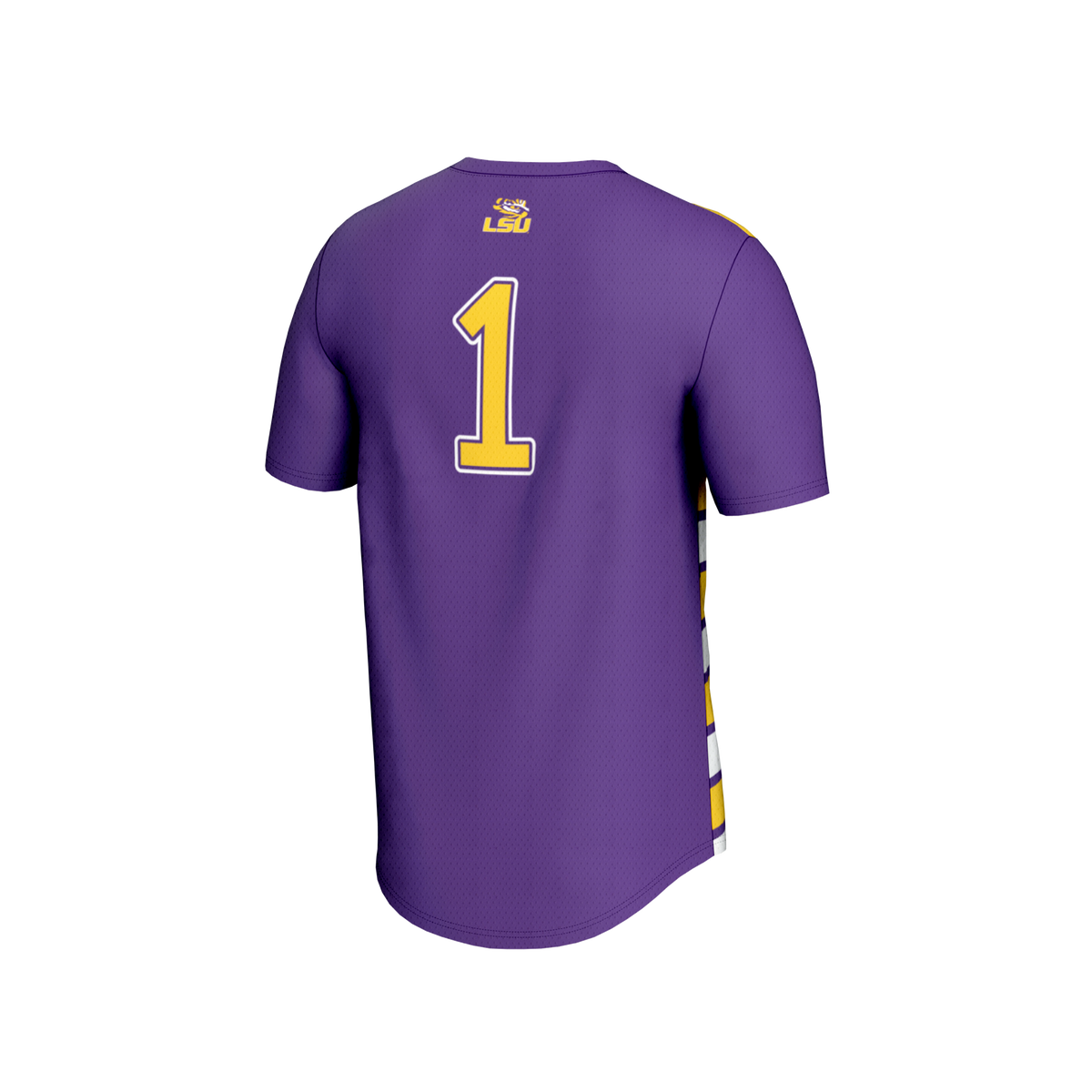 #1 LSU Tigers GameDay Greats Lightweight Soccer Fashion Jersey - Purple