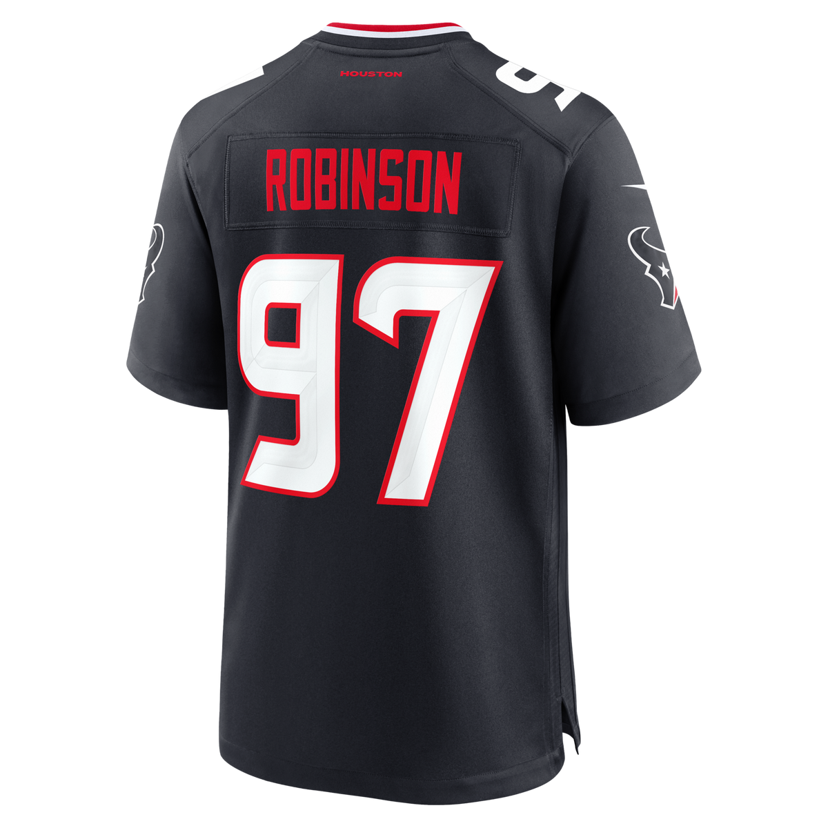 Houston Texans Dominique Robinson Navy Team Game Jersey