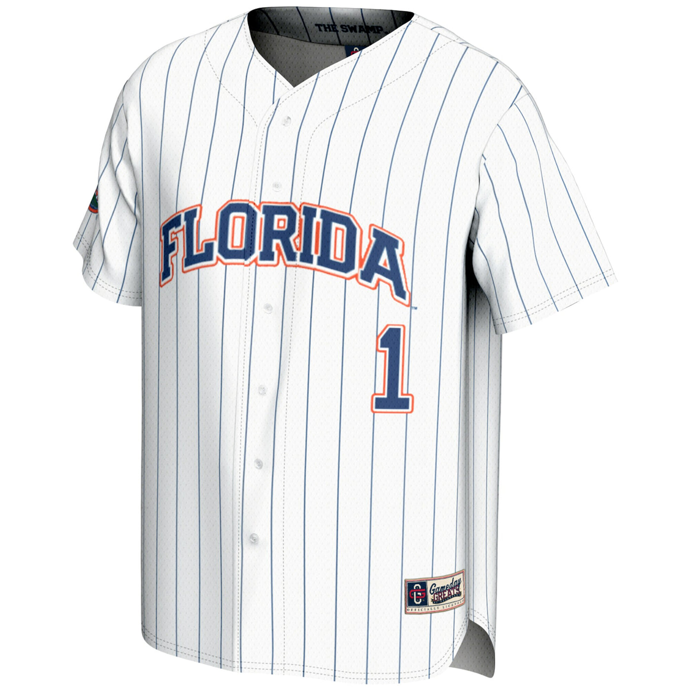 GameDay Greats #1 White Florida Gators Lightweight Baseball Jersey