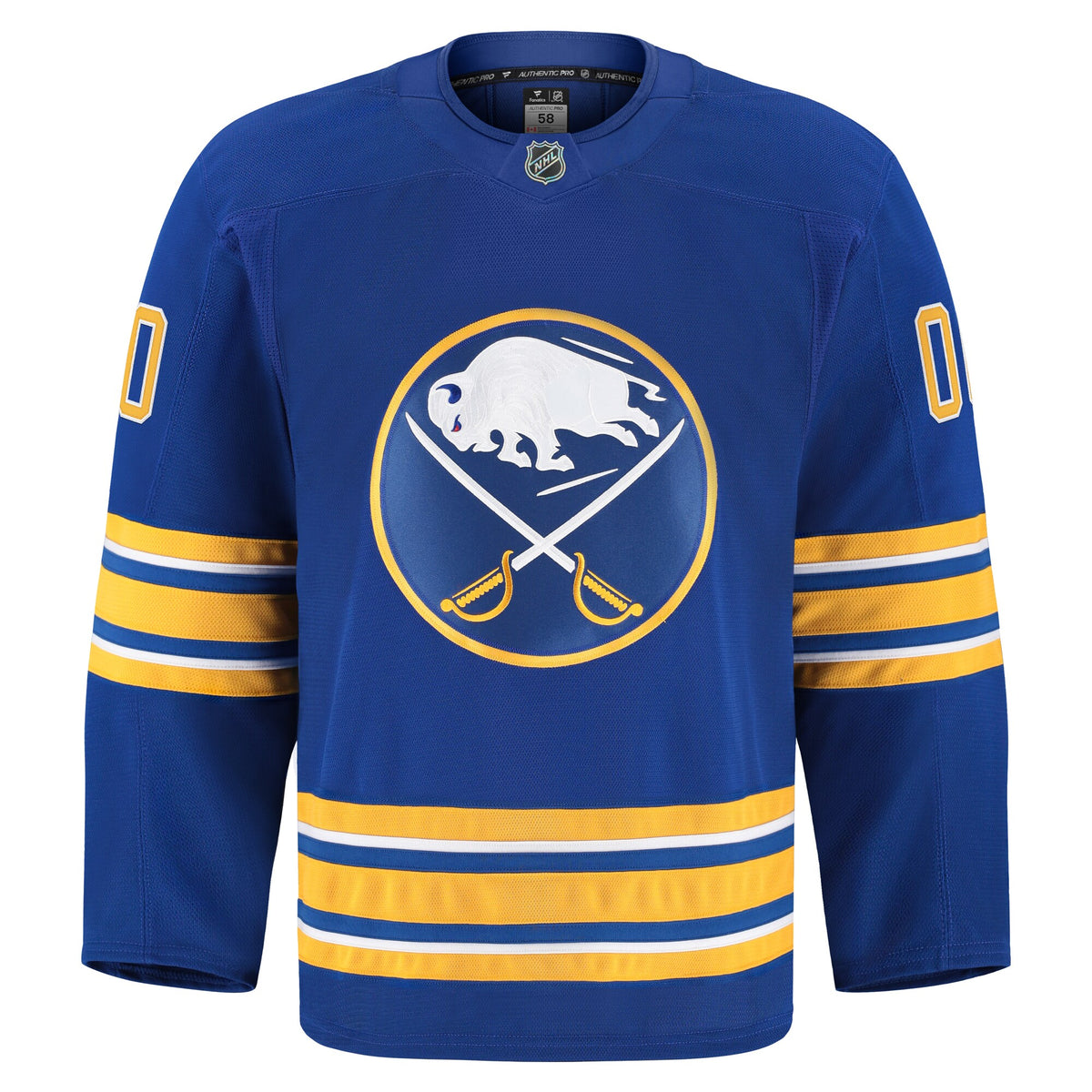 Buffalo Sabres Fanatics Royal Home Authentic Pro Custom Jersey