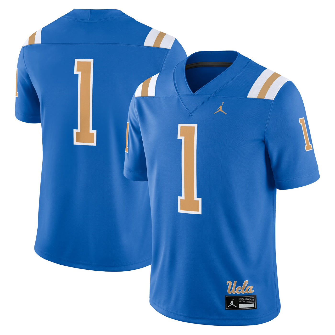 Jordan Brand #1 Blue UCLA Bruins Game Jersey