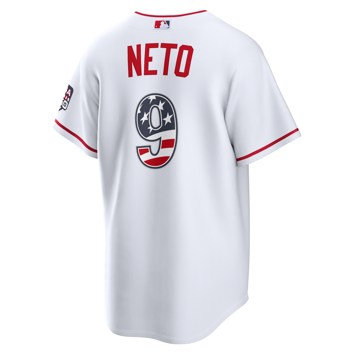 Fourth of July Los Angeles Angels Zach Neto White USA 250 Stadium Jersey
