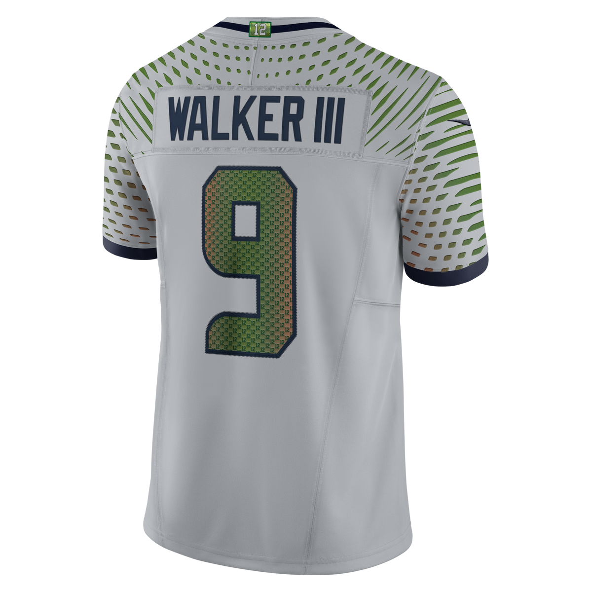 Seattle Seahawks Kenneth Walker III Wolf Gray 2025 Rivalries Collection Stitched Limited Jersey