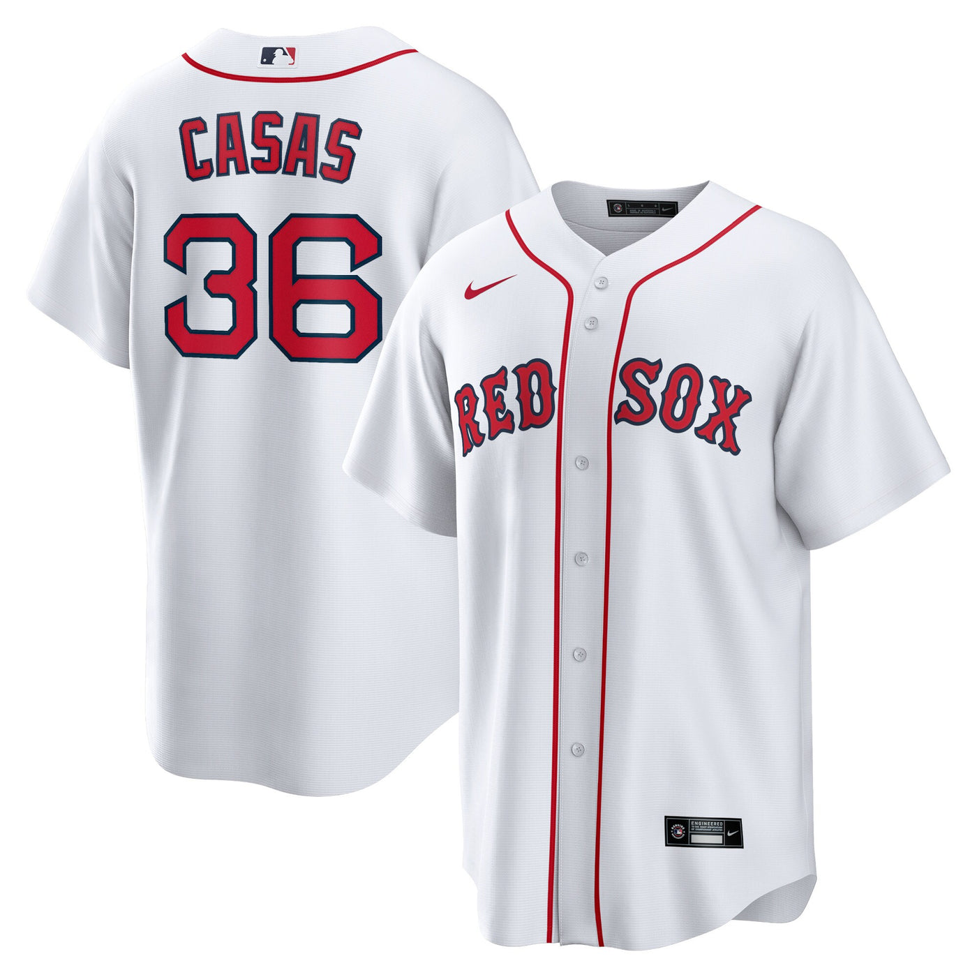 Boston Red Sox Triston Casas Nike White Home Replica Jersey