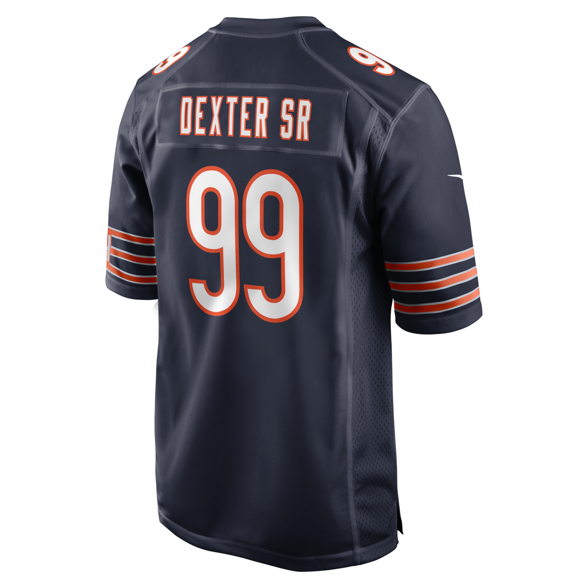 Chicago Bears Gervon Dexter Sr. Navy Game Jersey