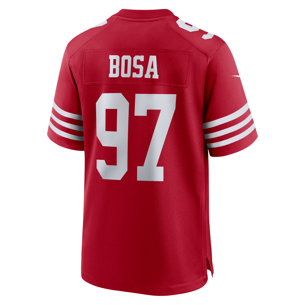 San Francisco 49ers Nick Bosa Scarlet 80th Anniversary Game Jersey
