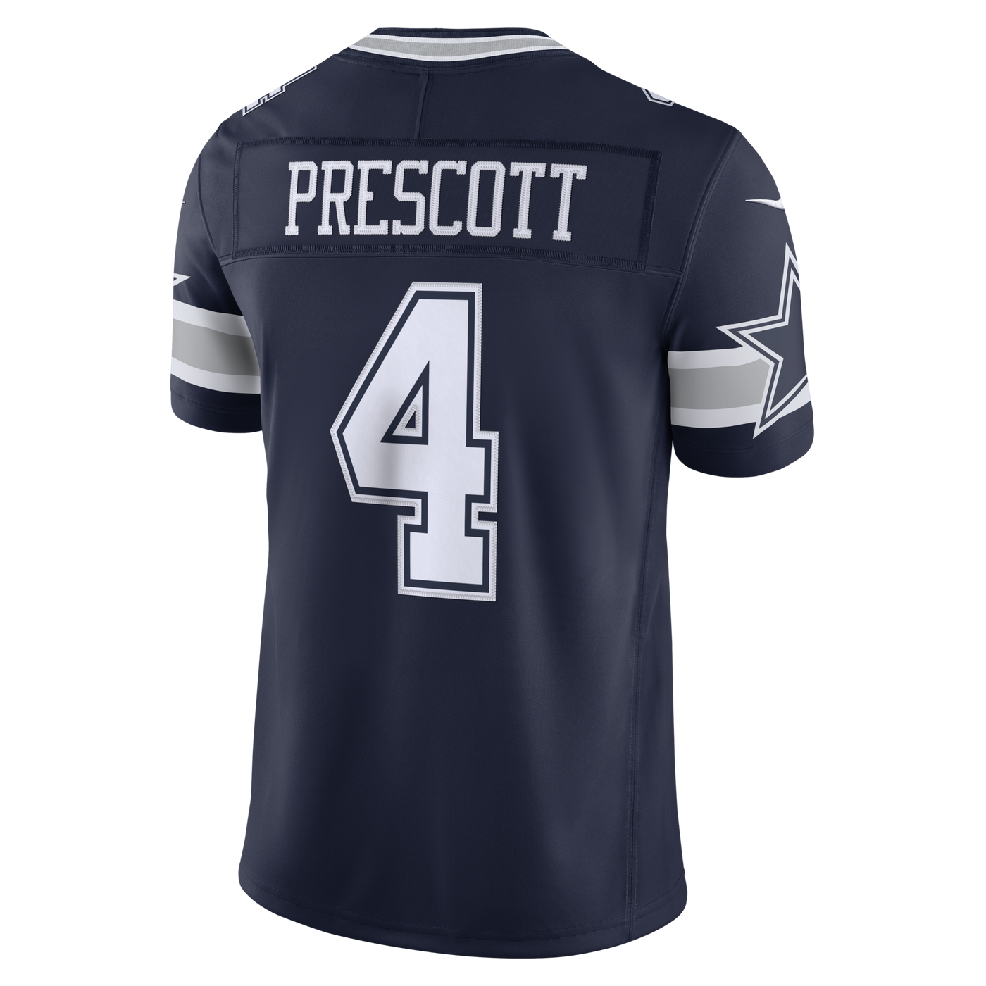 Dallas Cowboys Dak Prescott Nike Navy Team Vapor F.U.S.E. Stitched Limited Jersey