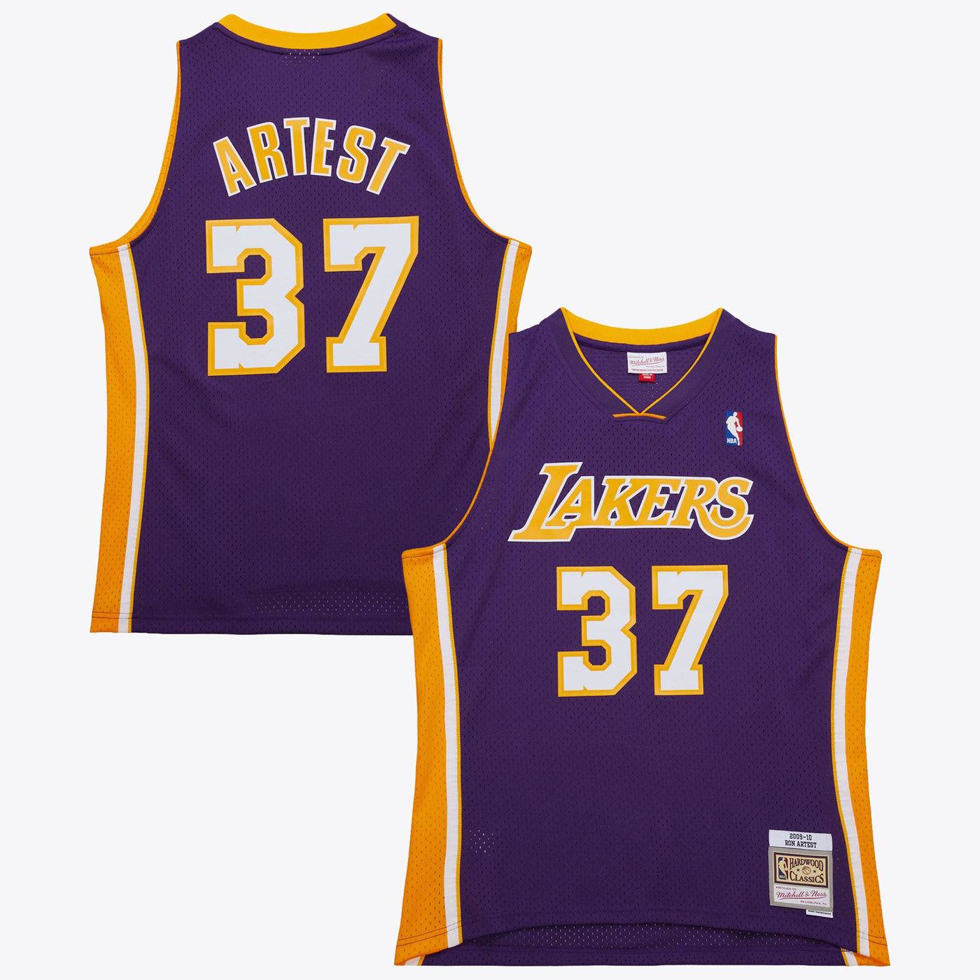 Los Angeles Lakers Mitchell & Ness Ron Artest 2009 Dark Authentic Jersey - Purple