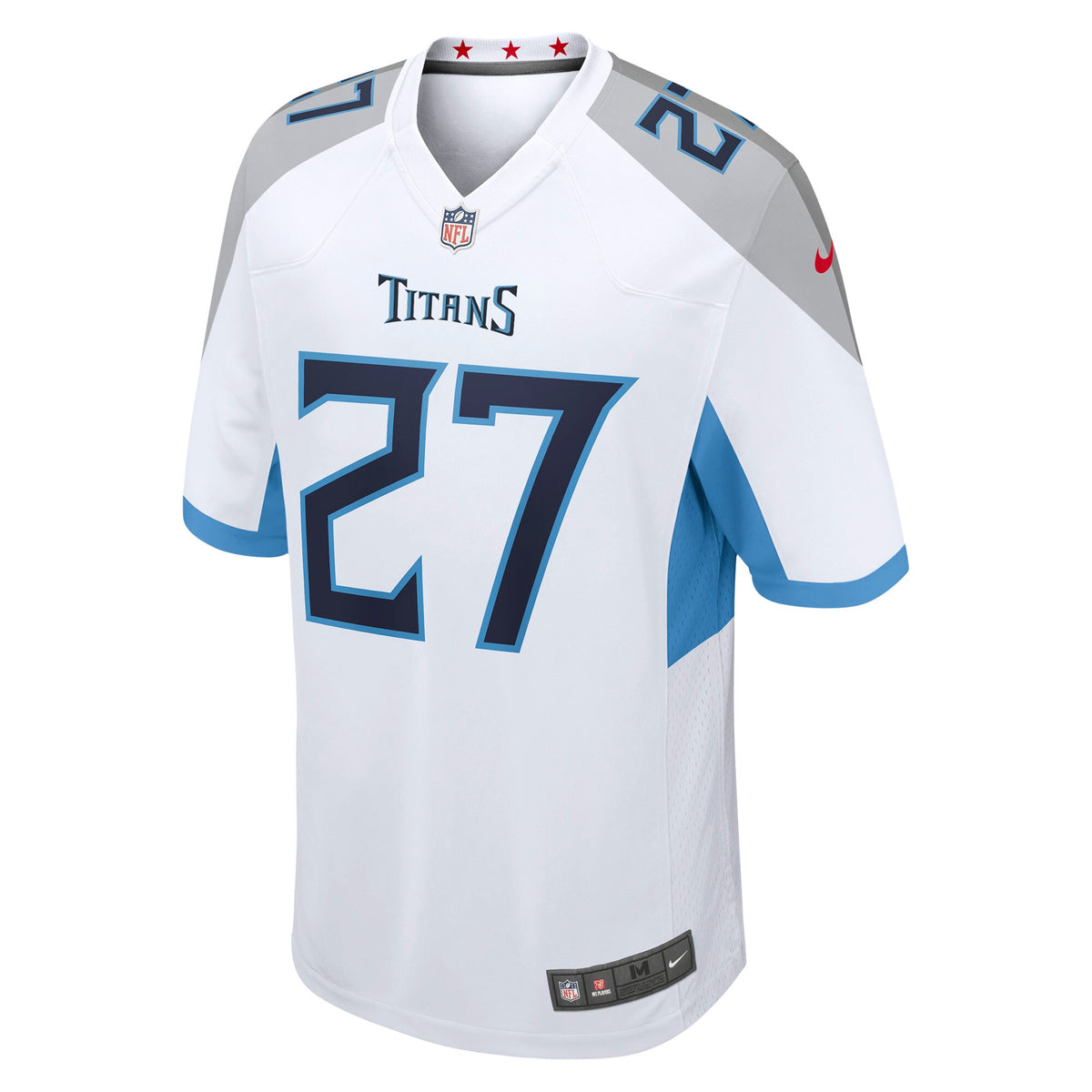 Tennessee Titans Eddie George White Retired Player Game Jersey