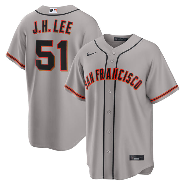 San Francisco Giants Jung Hoo Lee Nike Gray Road Replica Jersey