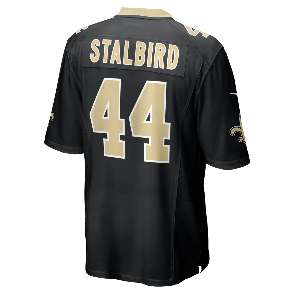 New Orleans Saints Isaiah Stalbird Black Team Game Jersey