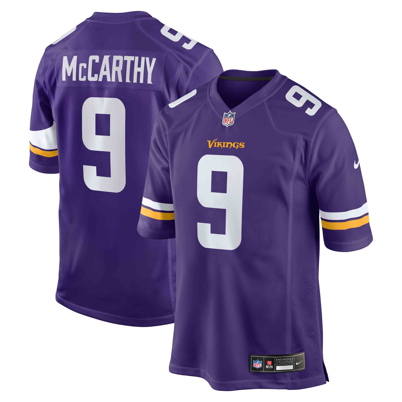 Minnesota Vikings J.J. McCarthy Nike Purple Player Game Jersey