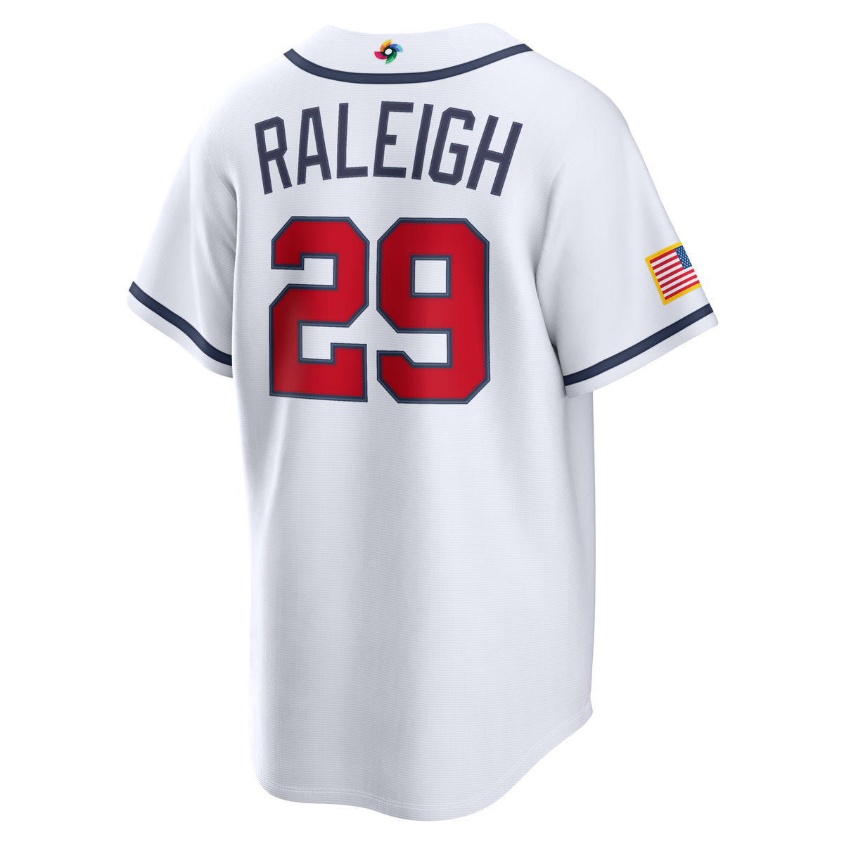 USA Baseball Cal Raleigh White 2026 World Baseball Classic Home Stadium Jersey