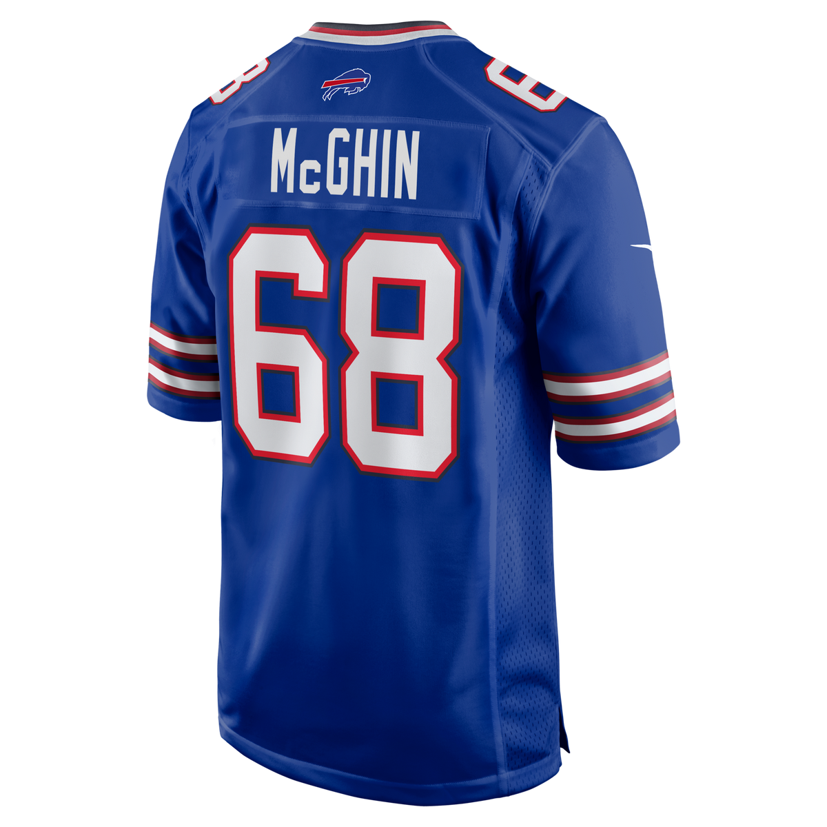 Buffalo Bills Garrett McGhin Royal Team Game Jersey