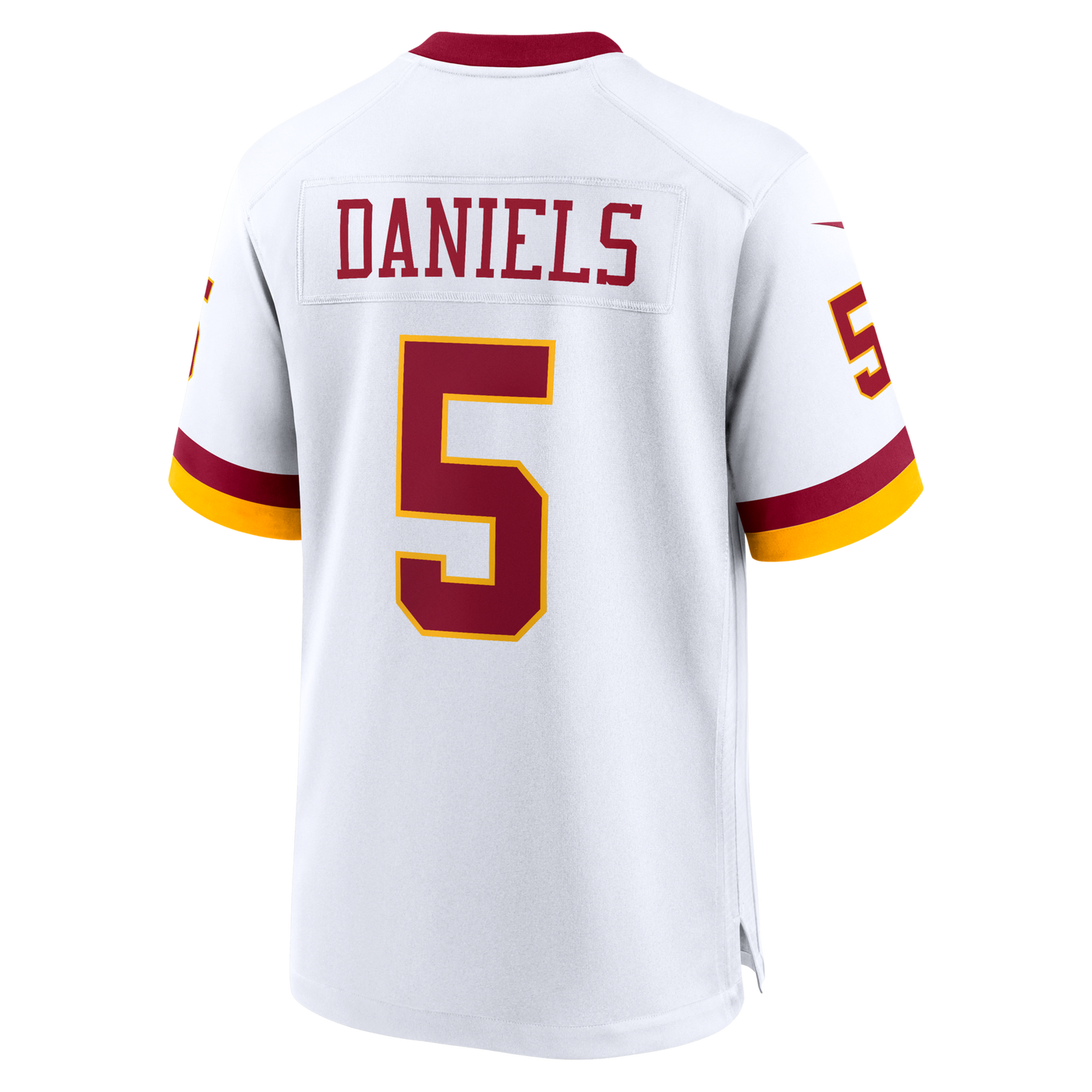Washington Commanders Jayden Daniels Nike White Game Super Bowl Era Jersey