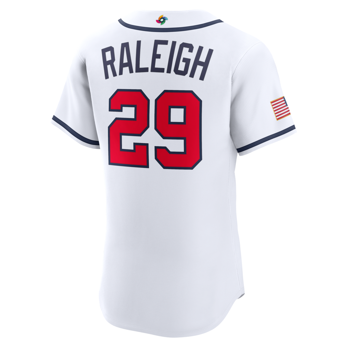 USA Baseball Cal Raleigh White 2026 World Baseball Classic Home Authentic Jersey