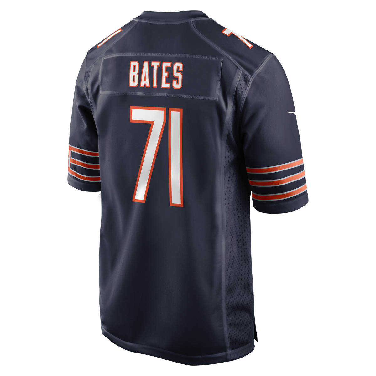 Chicago Bears Ryan Bates Navy Game Jersey