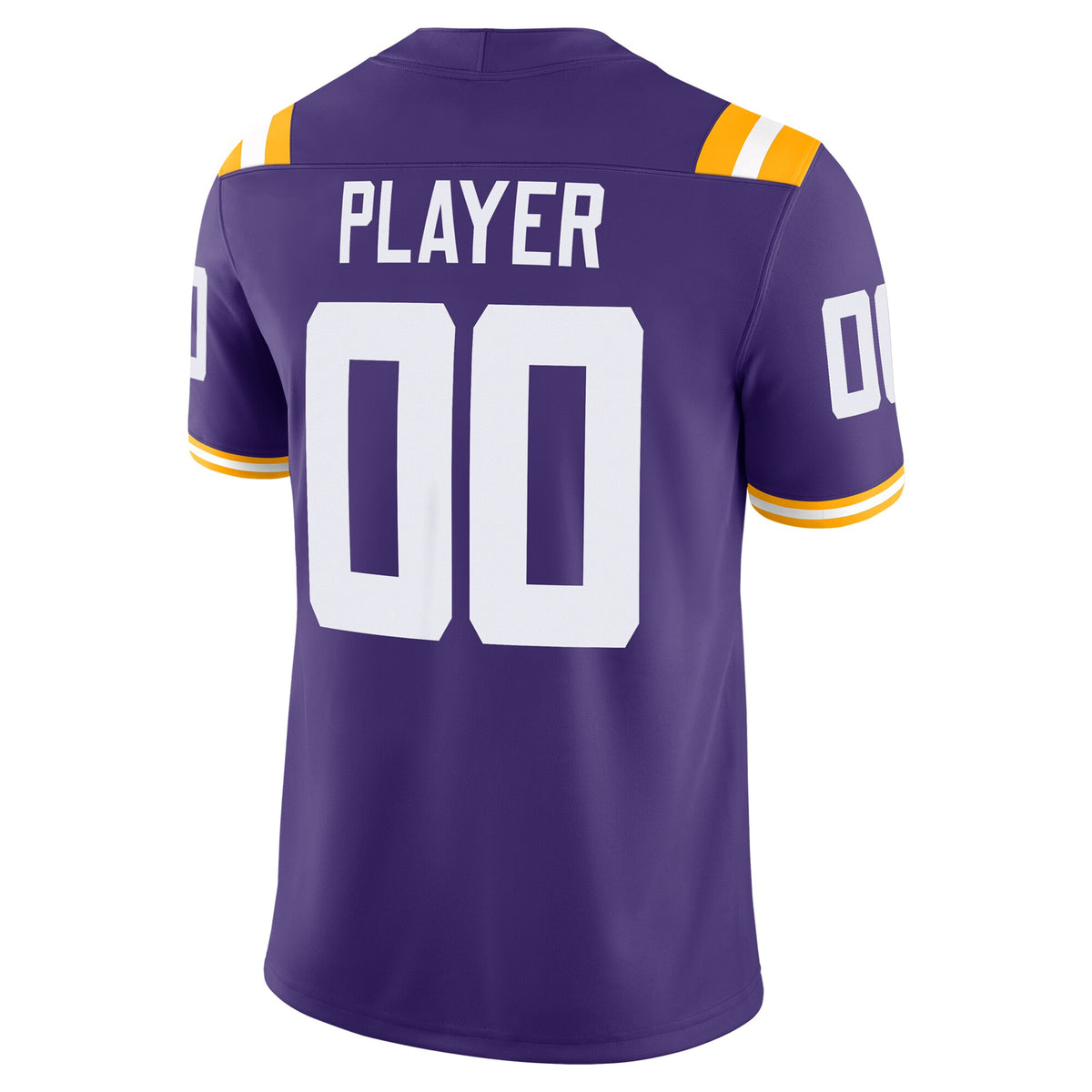 LSU Tigers NIL Pick-A-Player Game Jersey - Purple