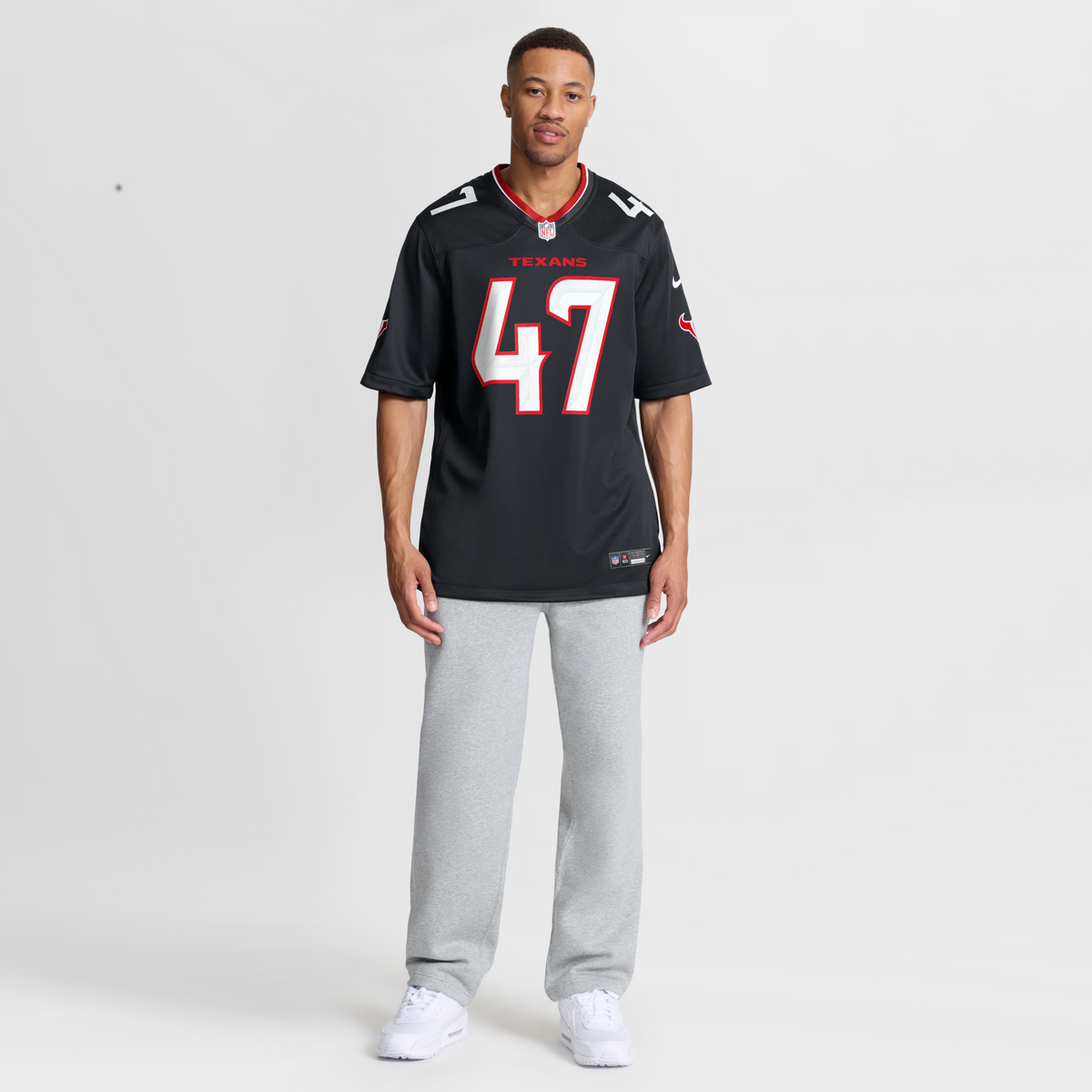 Houston Texans Louis Hansen Navy Team Game Jersey
