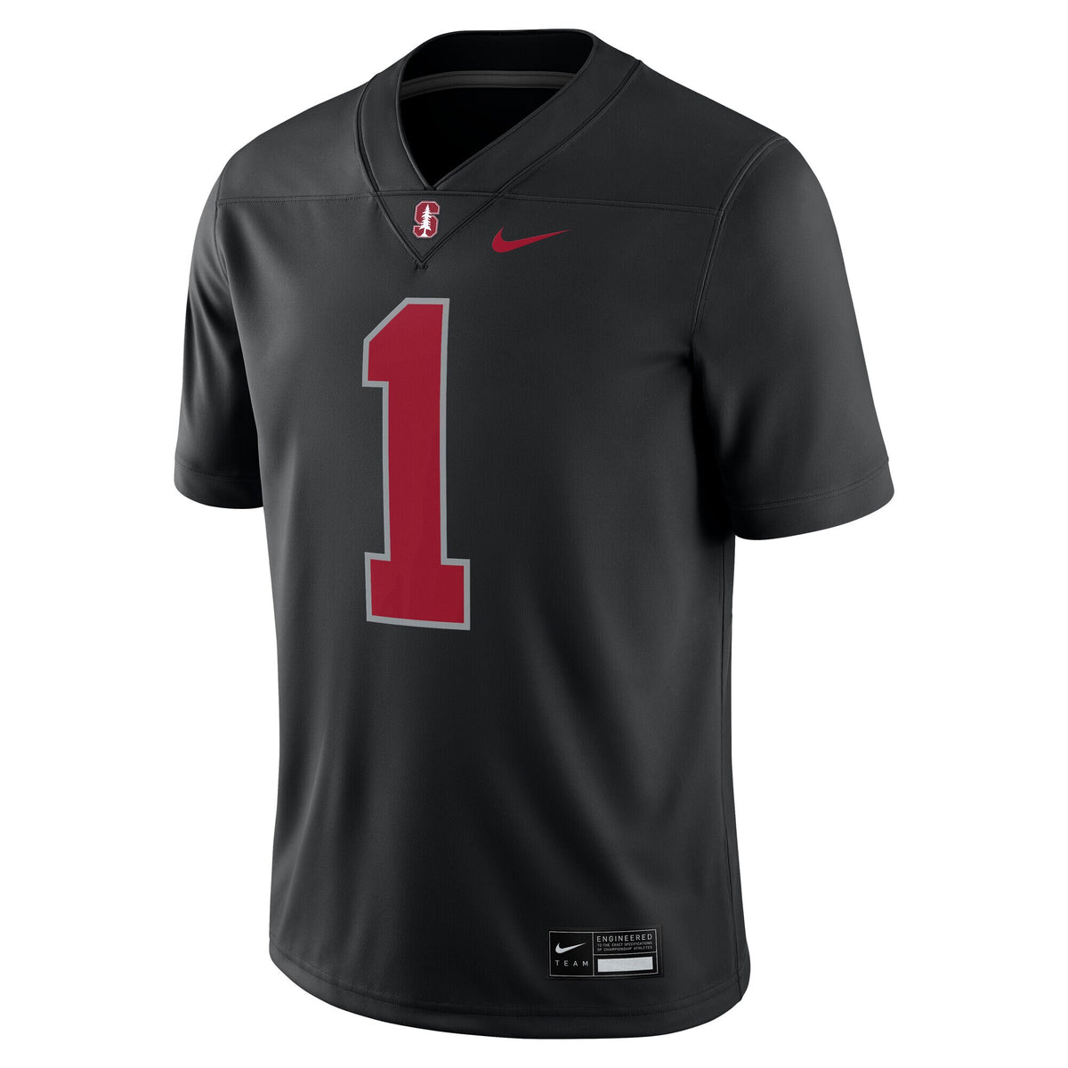 #1 Stanford Cardinal Alternate Game Jersey - Black