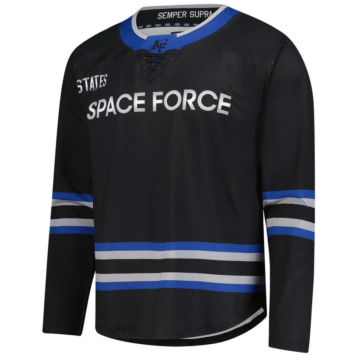 Air Force Falcons Space Force Hockey Replica Jersey - Black