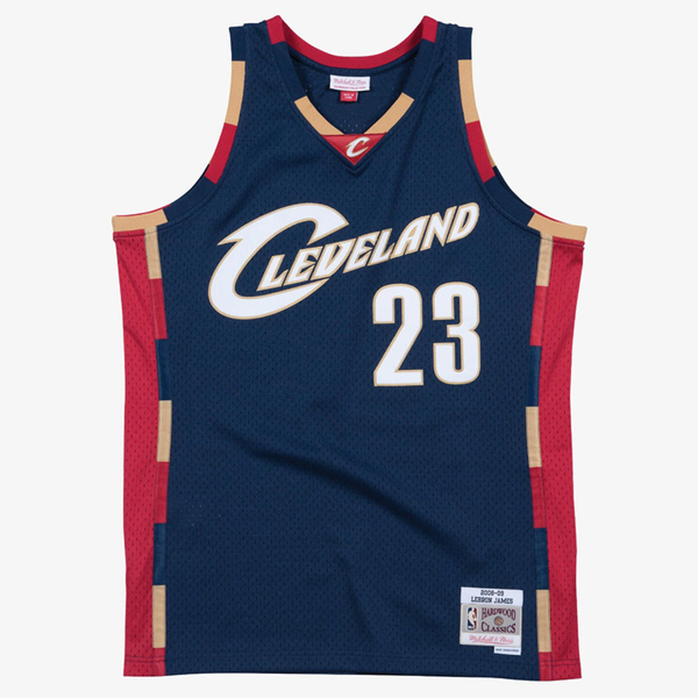 Mitchell & Ness LeBron James Navy Cleveland Cavaliers 2008-09 Hardwood Classics Swingman Jersey