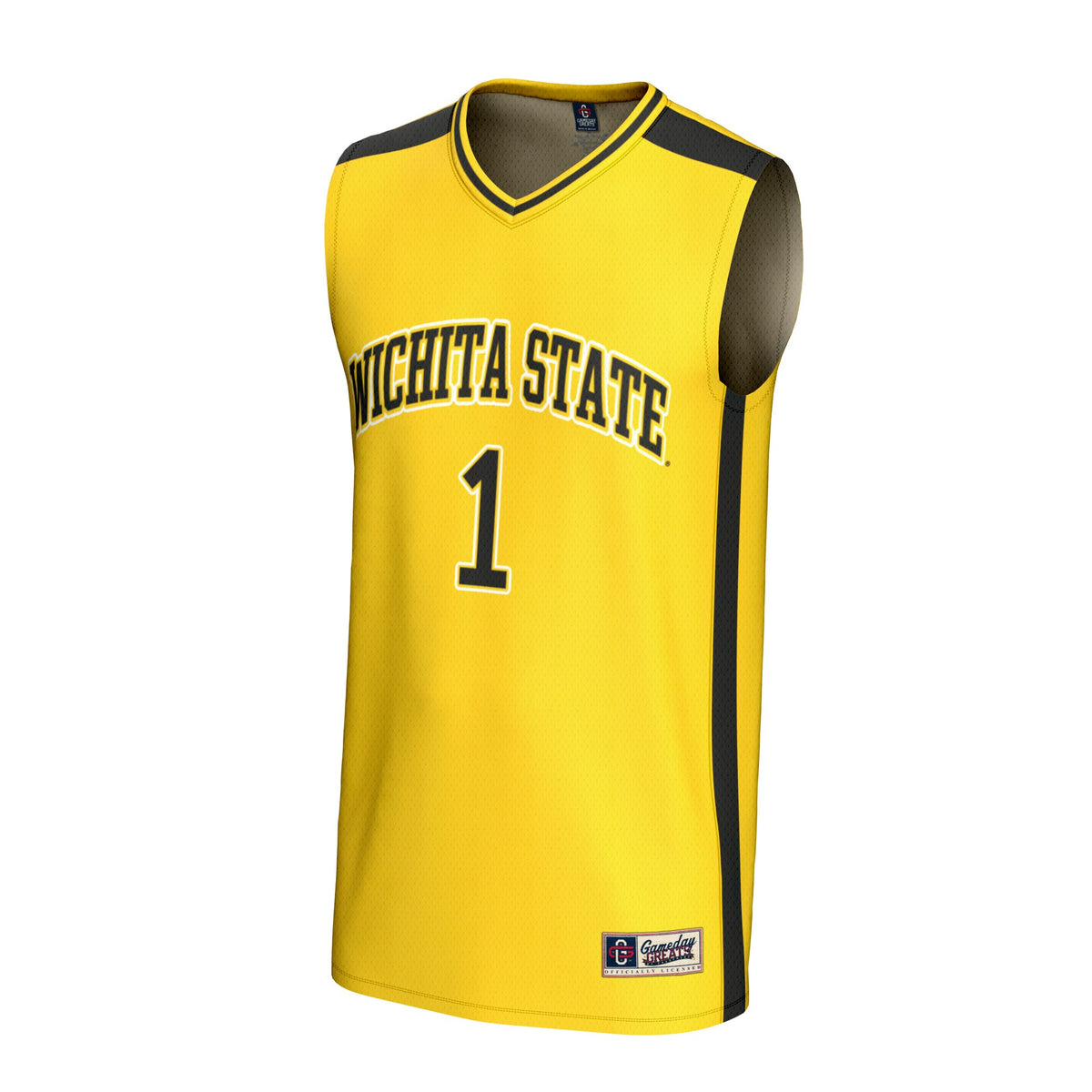 #1 Wichita State Shockers GameDay Greats Lightweight Basketball Fashion Jersey - Yellow