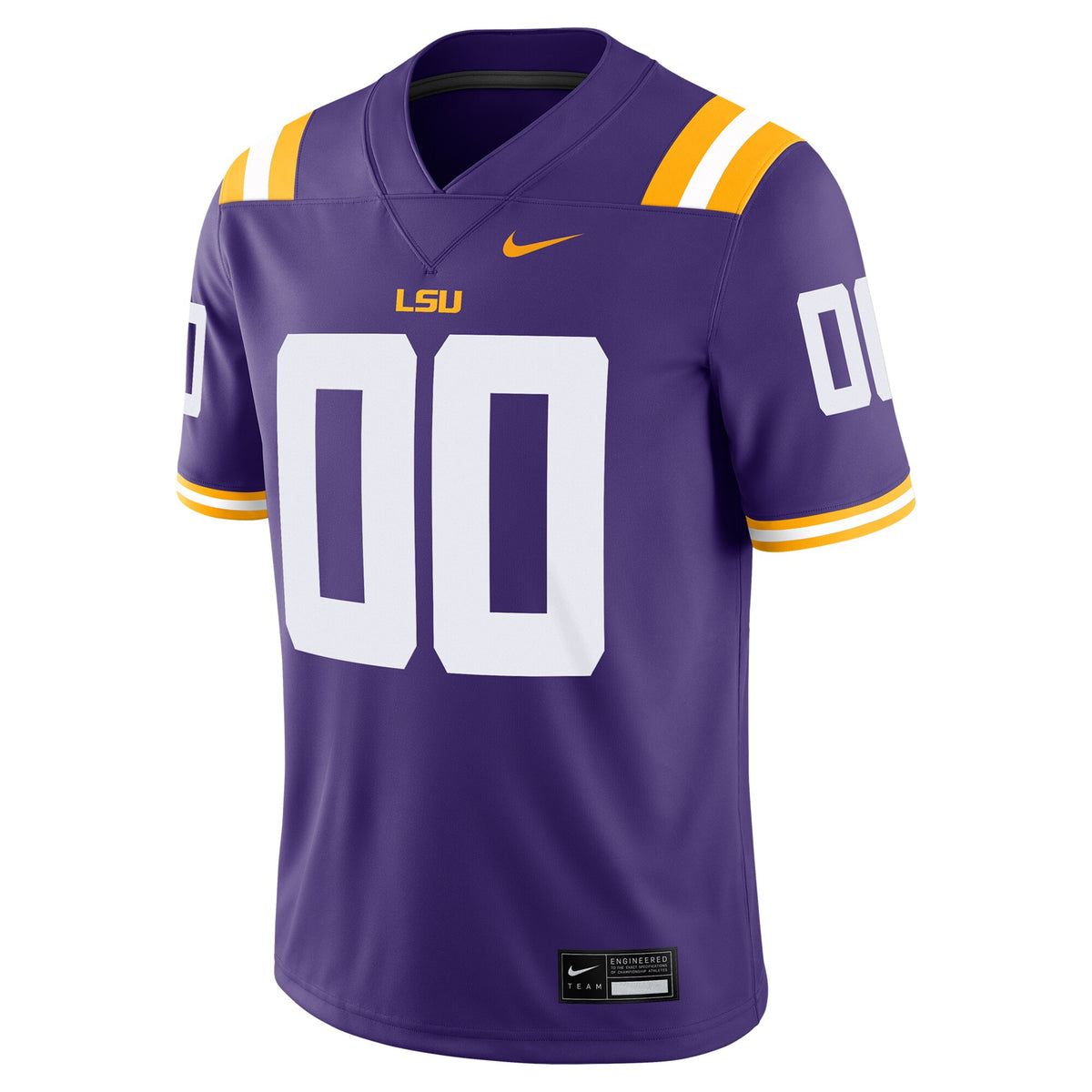 LSU Tigers NIL Pick-A-Player Game Jersey - Purple