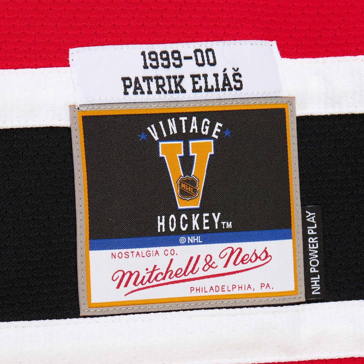 New Jersey Devils Patrik Elias Red 1999-00 Power Play Jersey