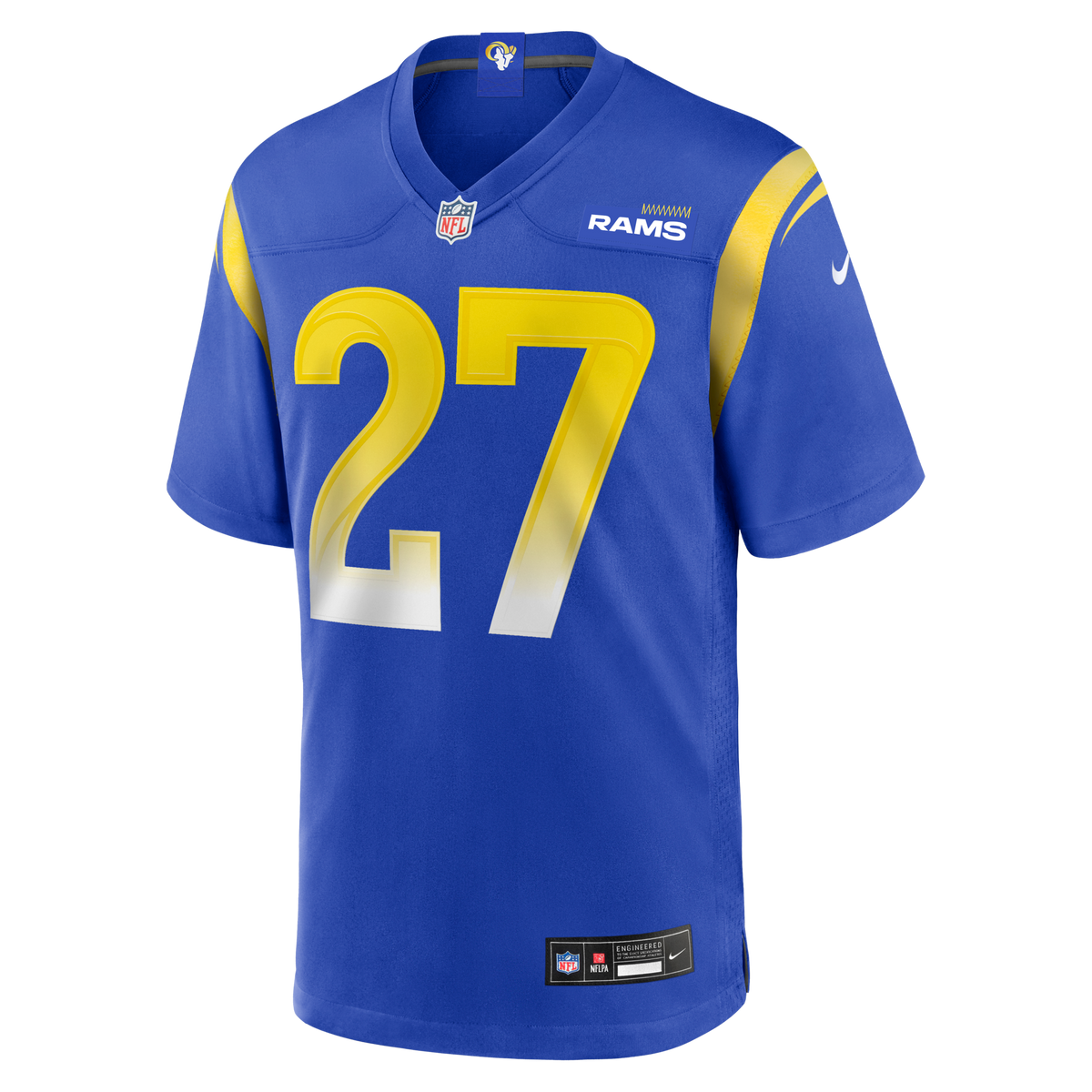 Los Angeles Rams Jarquez Hunter Royal Team Game Jersey