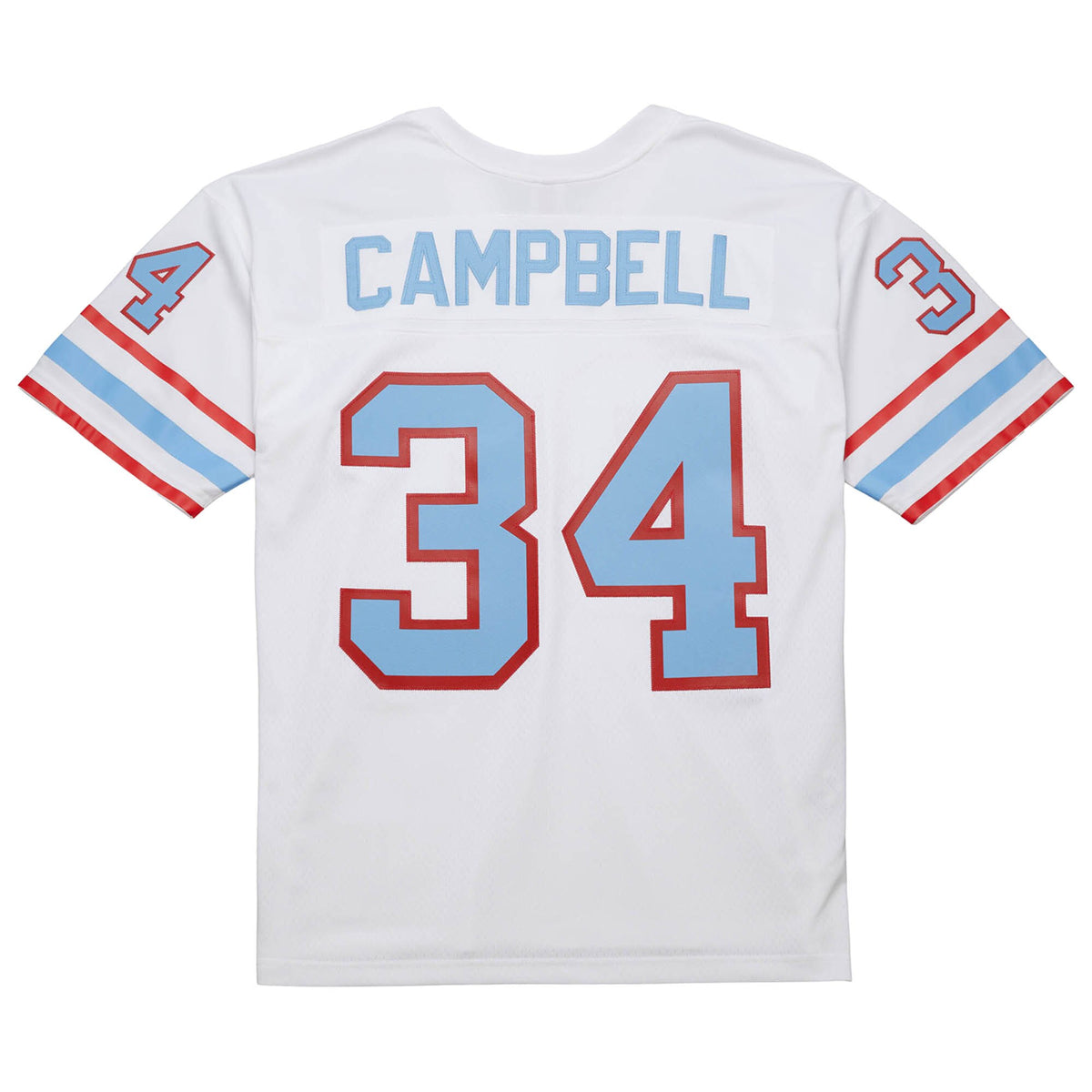 Houston Oilers Earl Campbell Mitchell & Ness White 1979 Legacy Replica Jersey