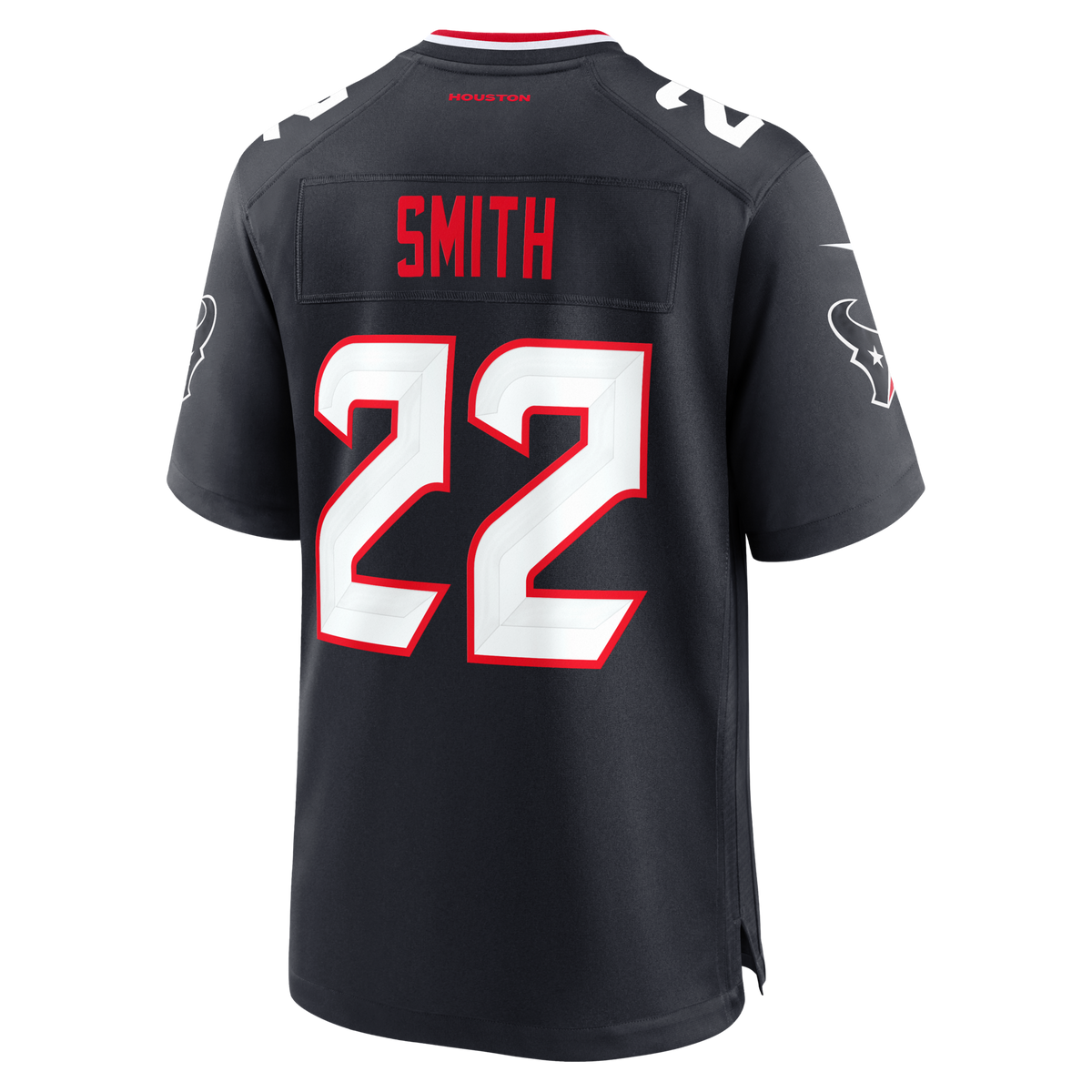 Houston Texans Jaylin Smith Navy Team Game Jersey