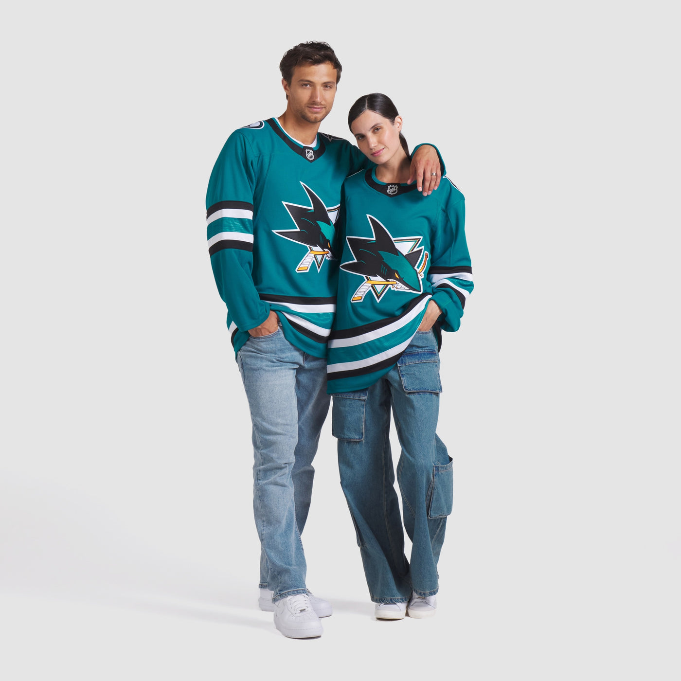 San Jose Sharks Fanatics Teal Home Premium Jersey