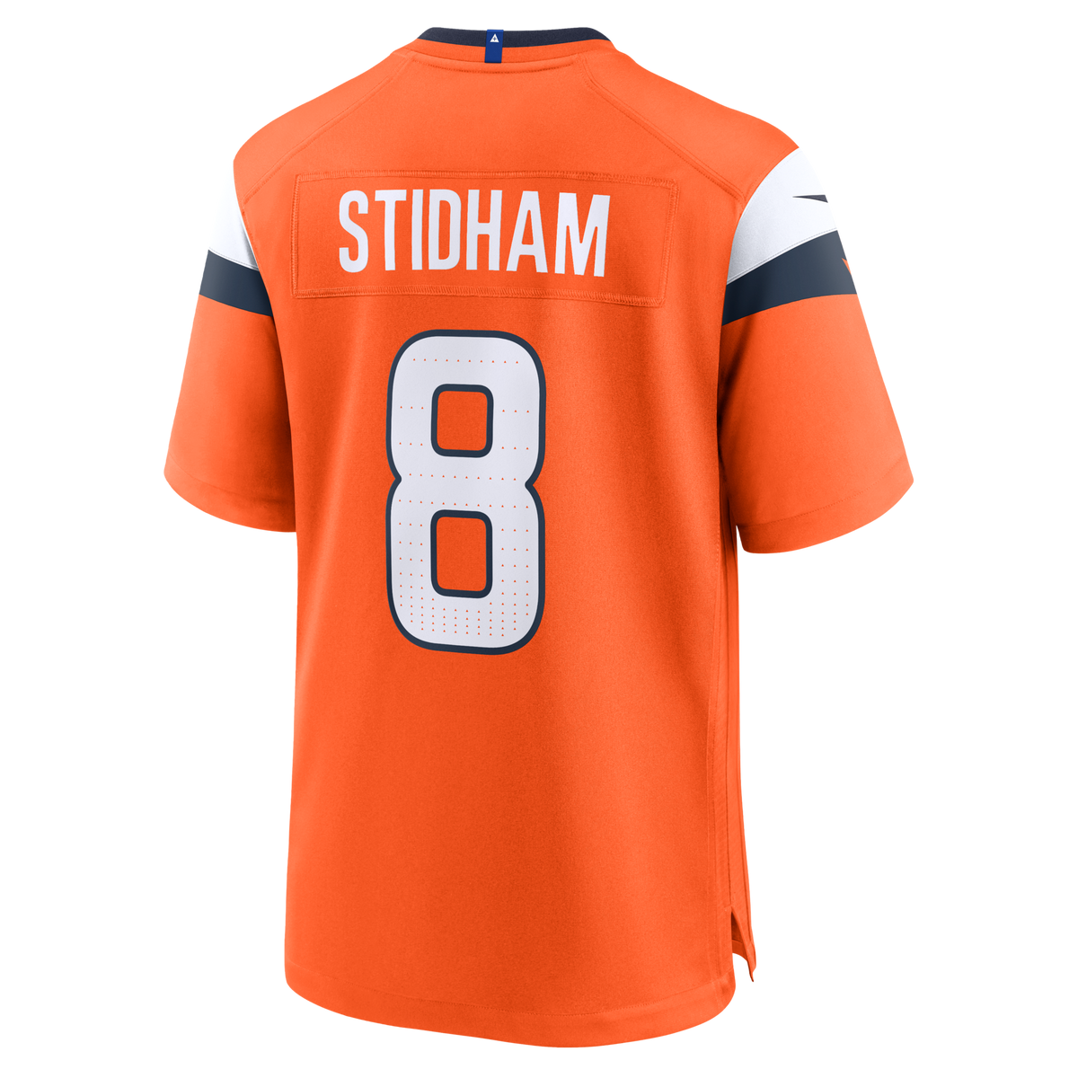 Denver Broncos Jarrett Stidham Orange Team Game Jersey
