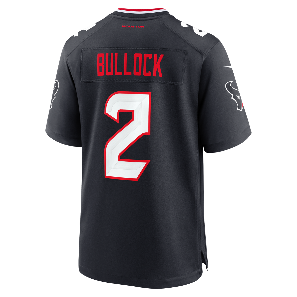 Houston Texans Calen Bullock Navy Team Game Jersey