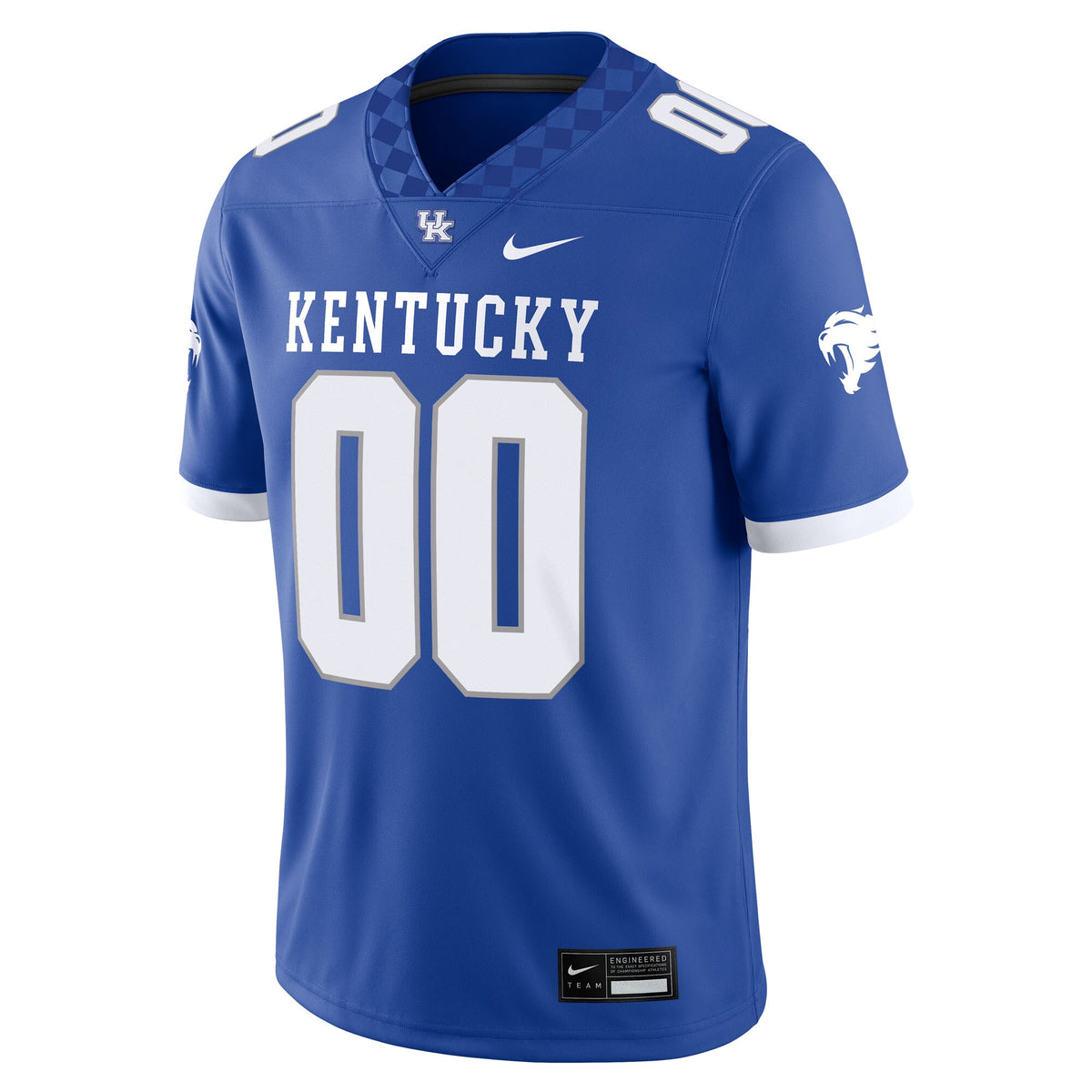 Kentucky Wildcats Custom Football Game Jersey - Royal