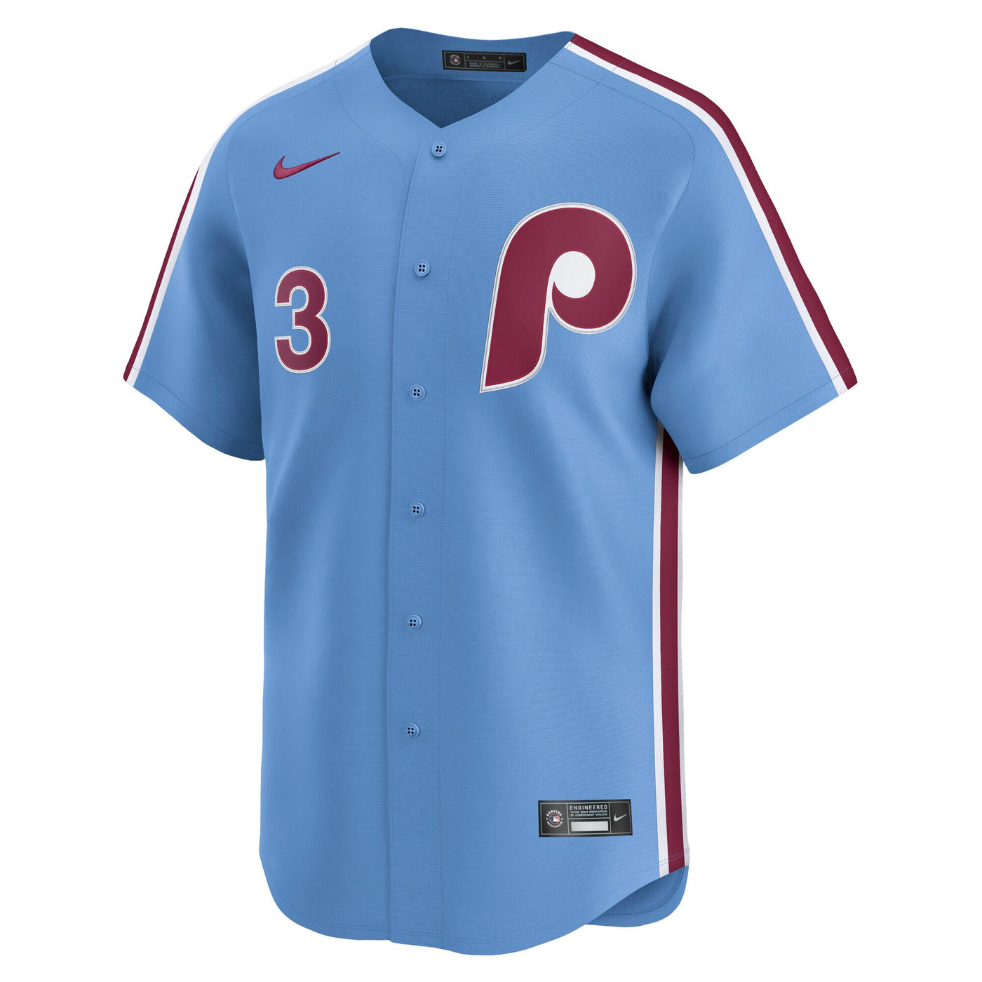 Philadelphia Phillies Bryce Harper Nike Light Blue Alternate Limited Player Jersey