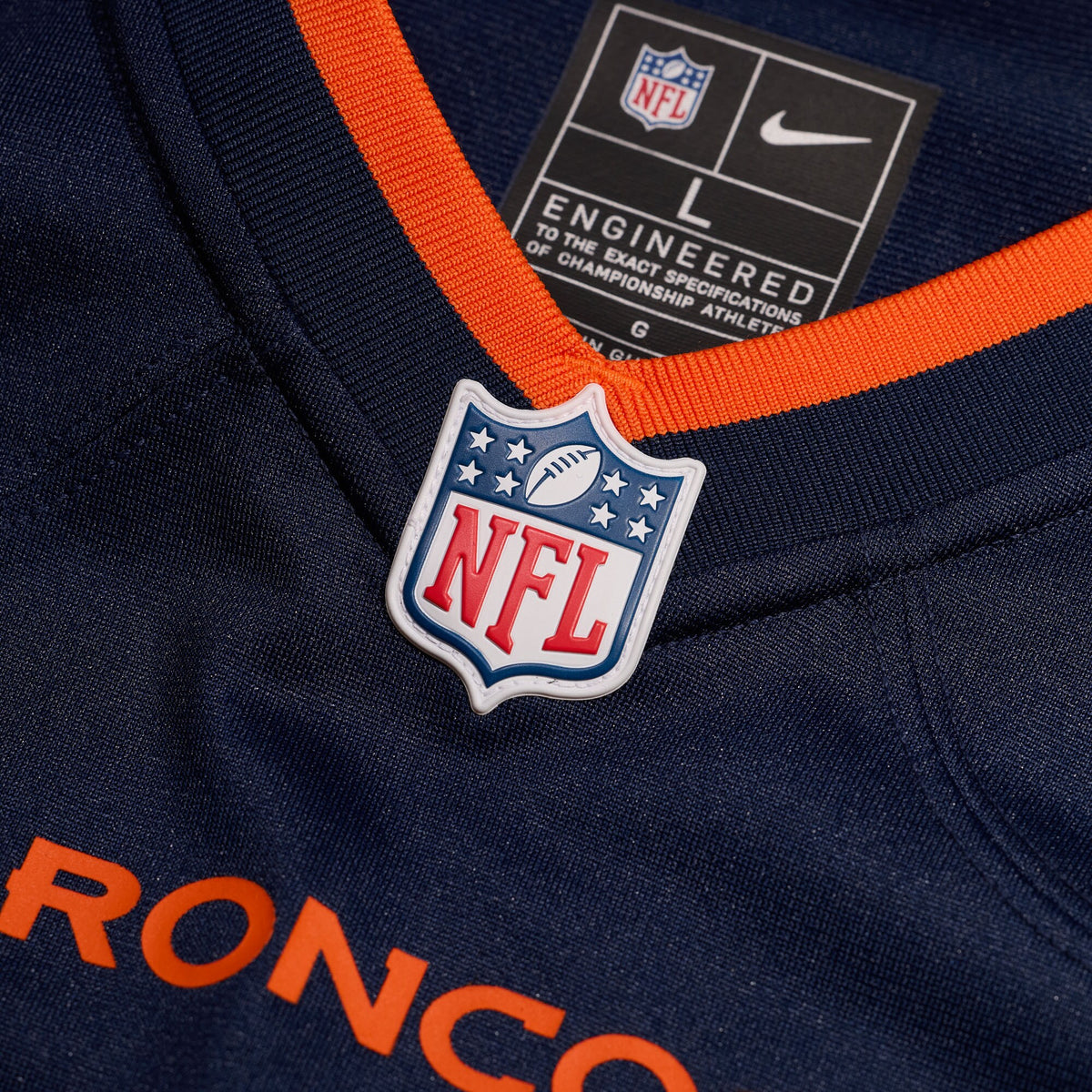 Denver Broncos Jaleel McLaughlin Navy Alternate Game Jersey