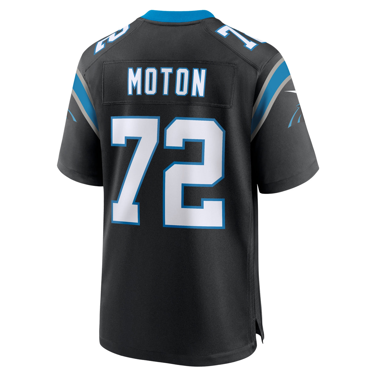 Carolina Panthers Taylor Moton Black Team Game Jersey