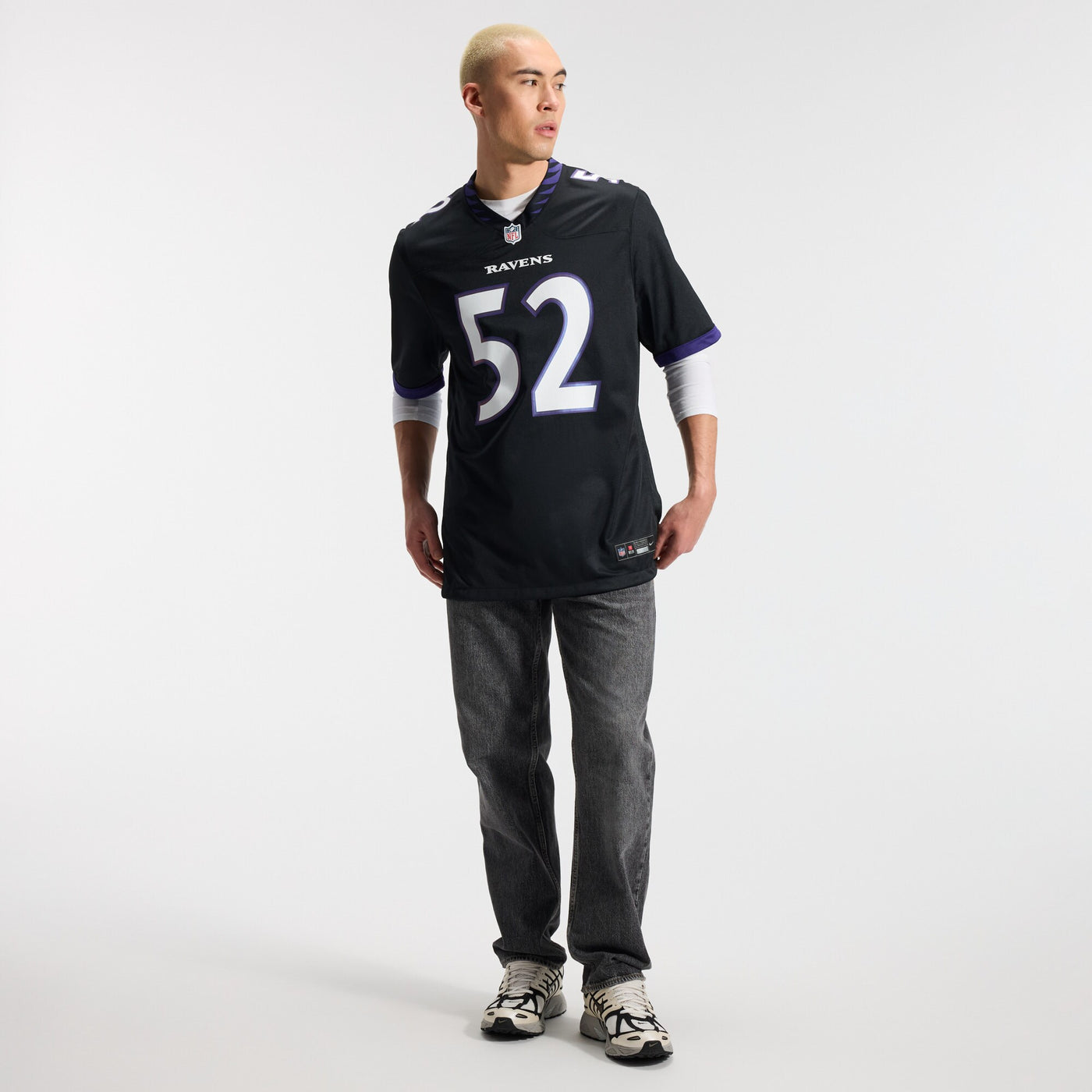 Baltimore Ravens Ray Lewis Nike Black Alternate Retired Player Game Jersey