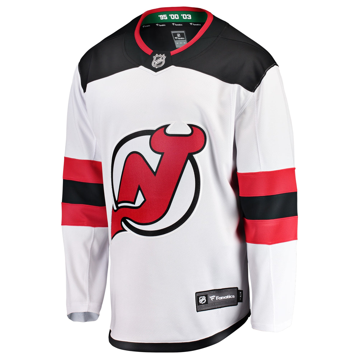 New Jersey Devils Fanatics White Breakaway Away Jersey
