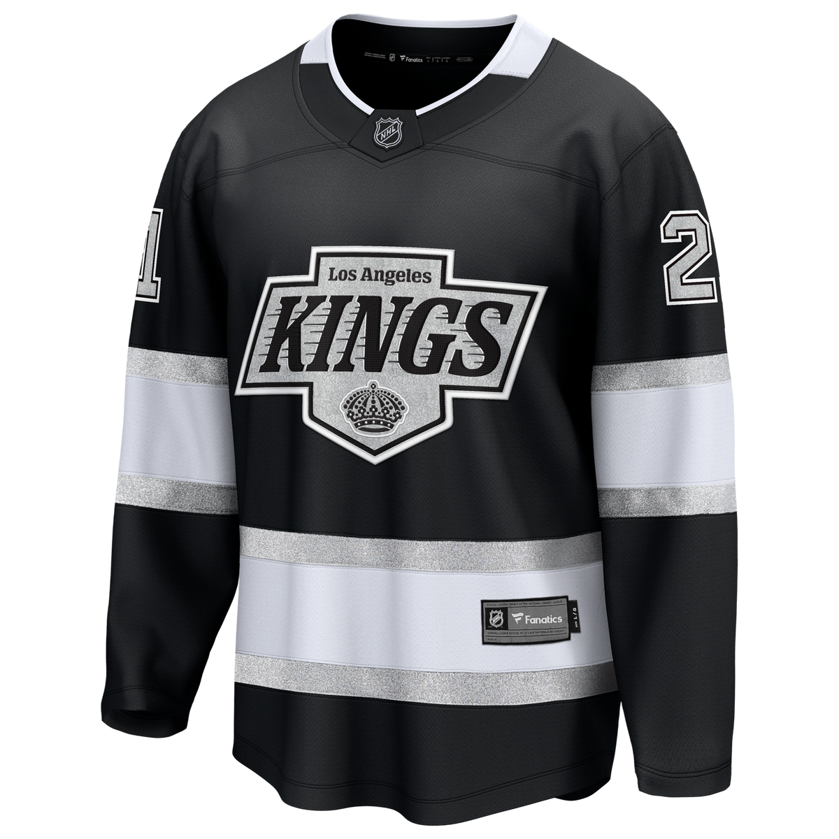 Los Angeles Kings Scott Laughton Fanatics Black Home Breakaway Jersey