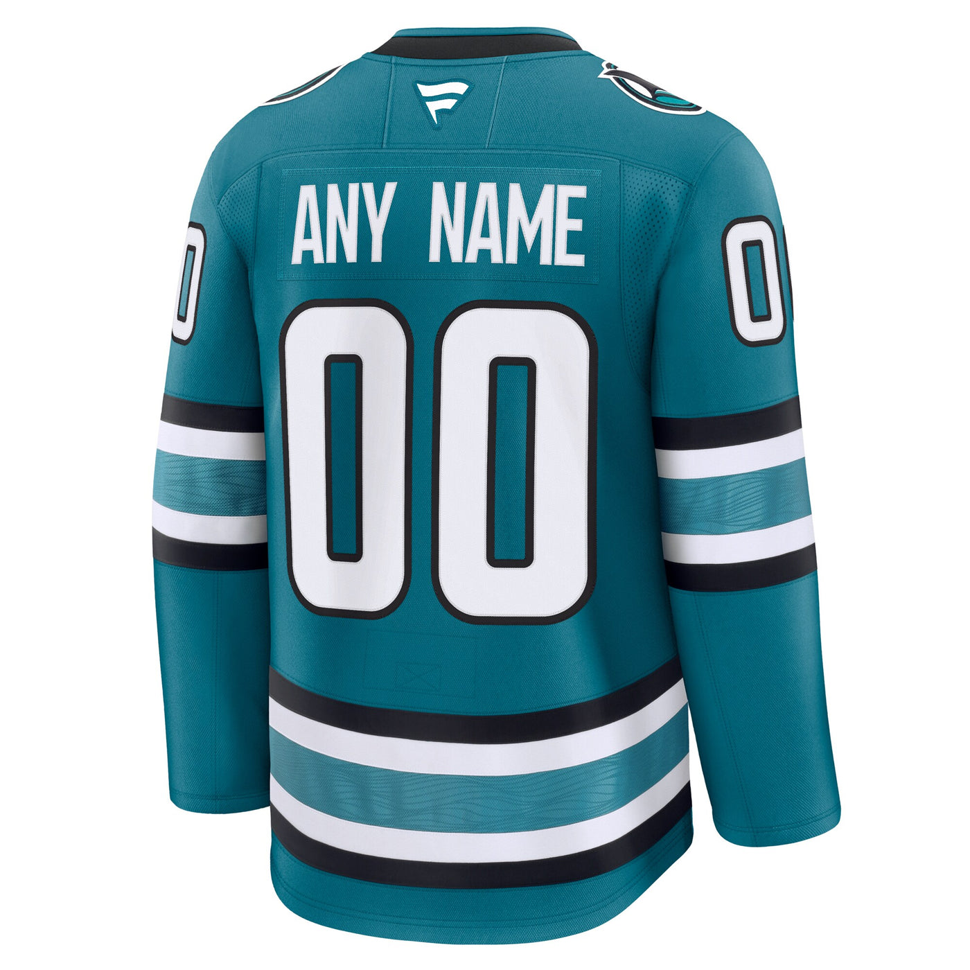San Jose Sharks Fanatics Teal Home Premium Custom Jersey