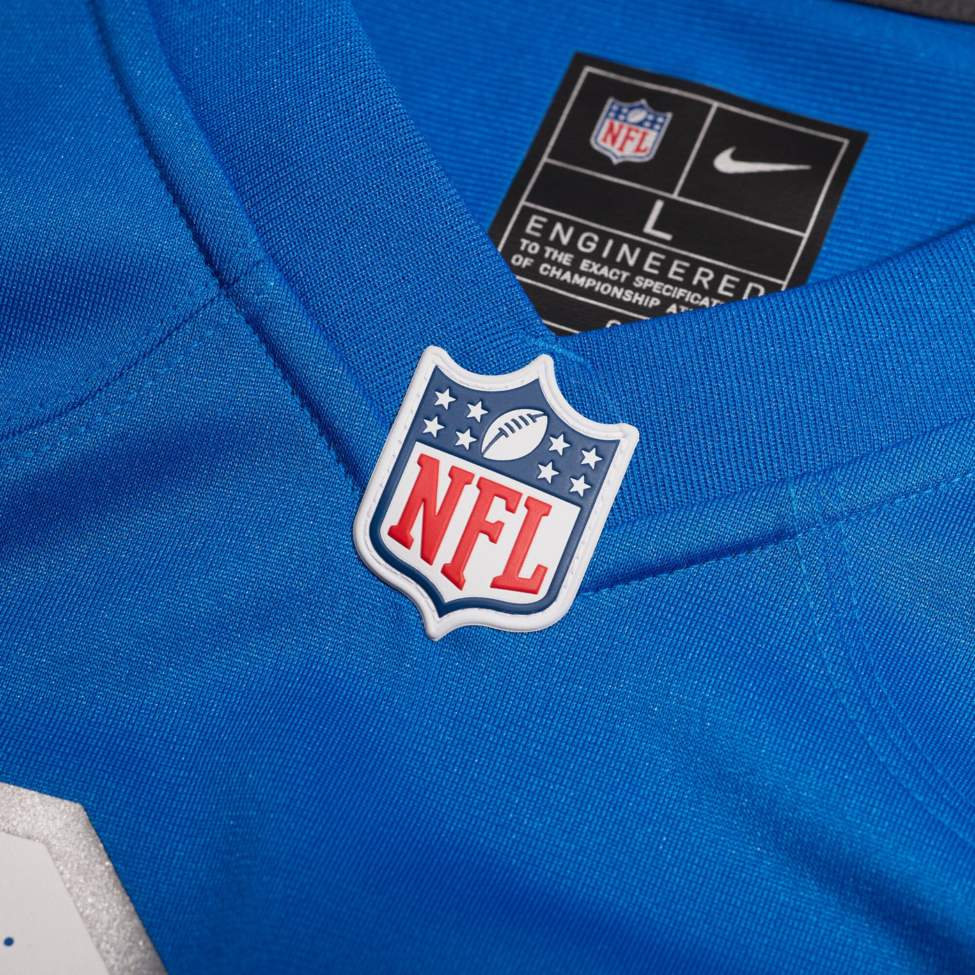 Detroit Lions Isiah Pacheco Nike Blue Team Game Jersey