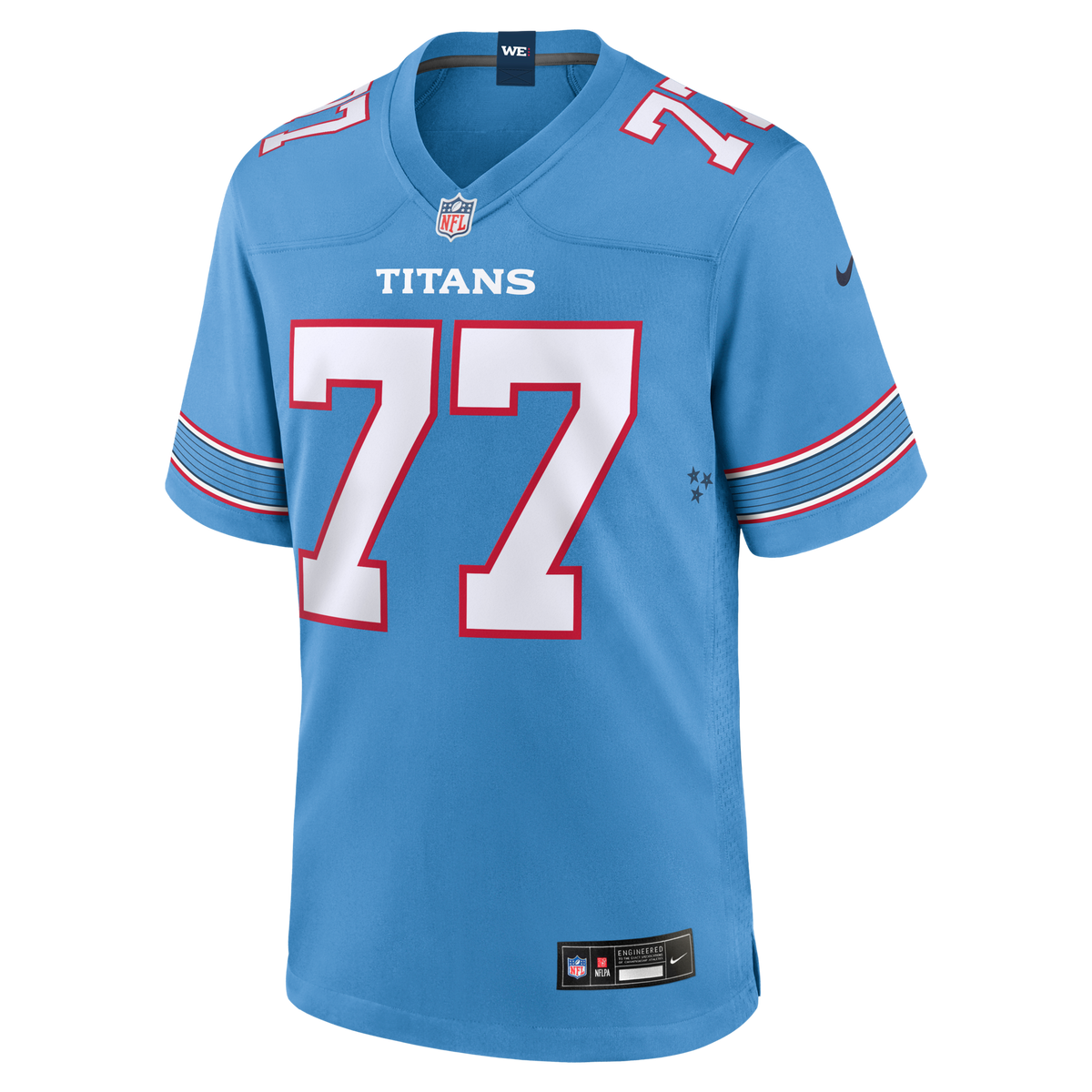 Tennessee Titans Peter Skoronski Light Blue Game Jersey