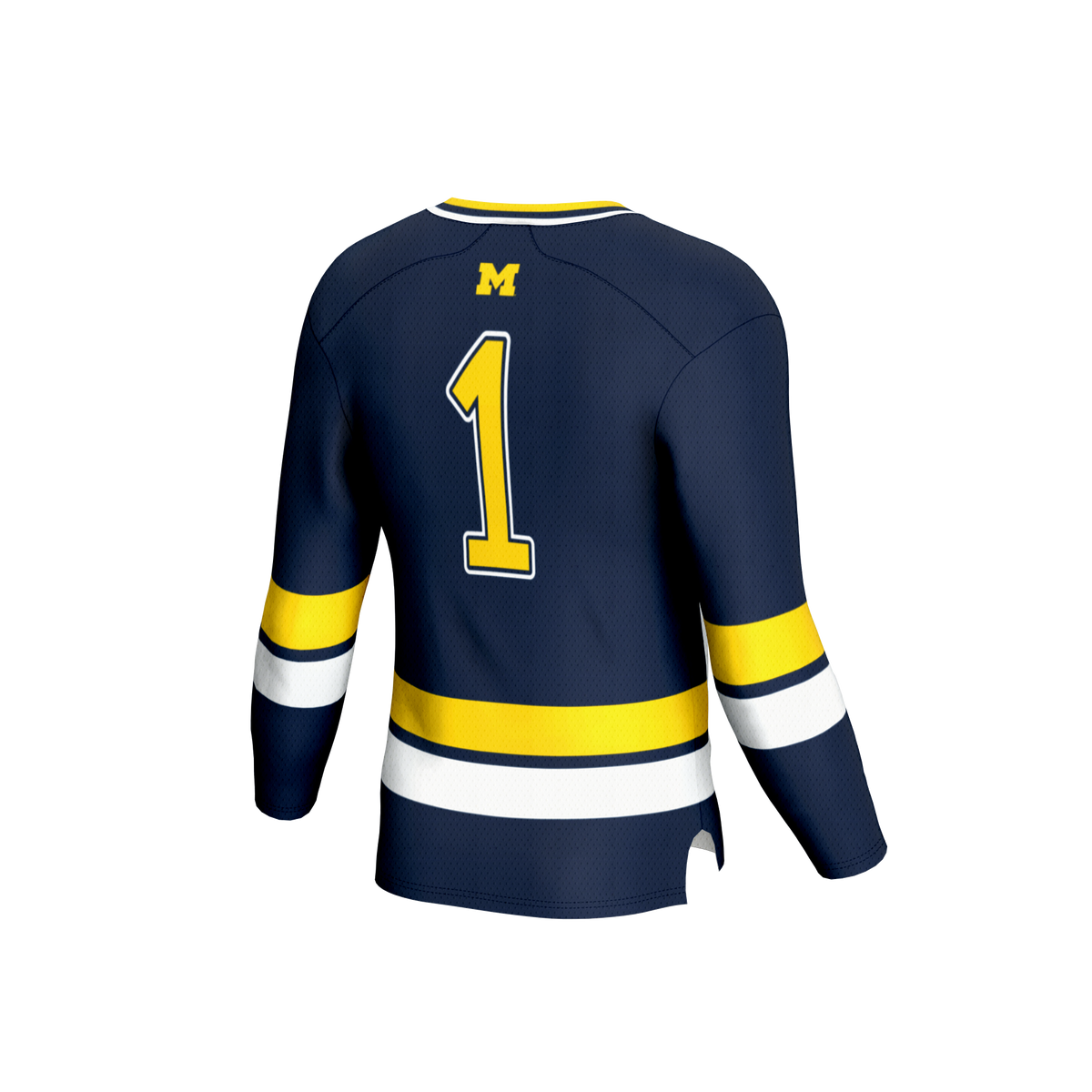 Michigan Wolverines GameDay Greats Lightweight Hockey Team Fashion Jersey - Navy