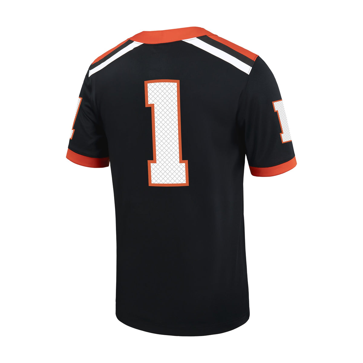 #1 Oregon State Beavers Untouchable Football Jersey – Black