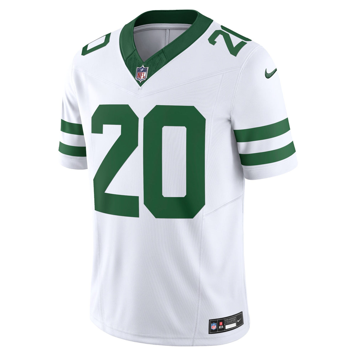 New York Jets Breece Hall Legacy White Vapor F.U.S.E. Limited Jersey