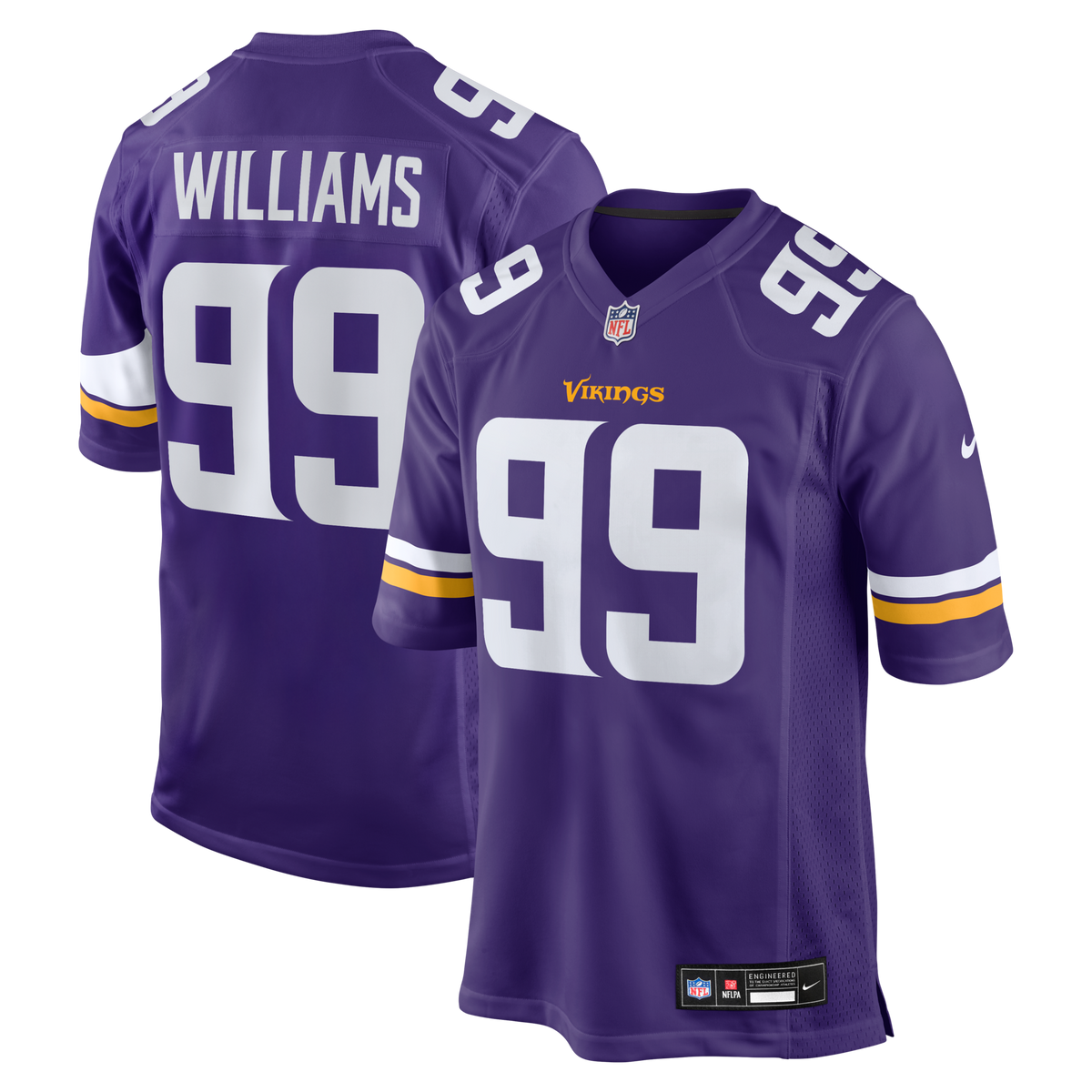 Minnesota Vikings Elijah Williams Purple Team Game Jersey