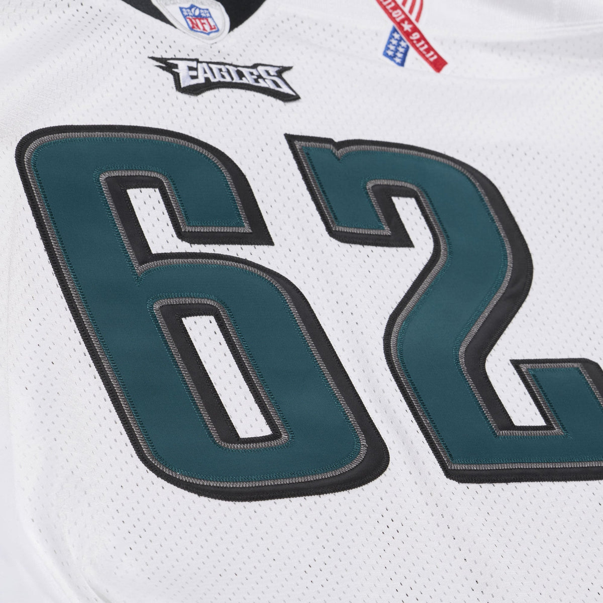 Philadelphia Eagles Jason Kelce Mitchell & Ness White 2011 Authentic Throwback Jersey